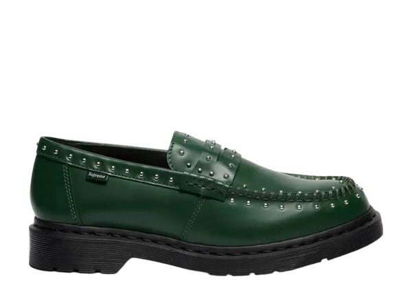 Supreme x Dr. Martens Studded Penton Loafer Dark Green