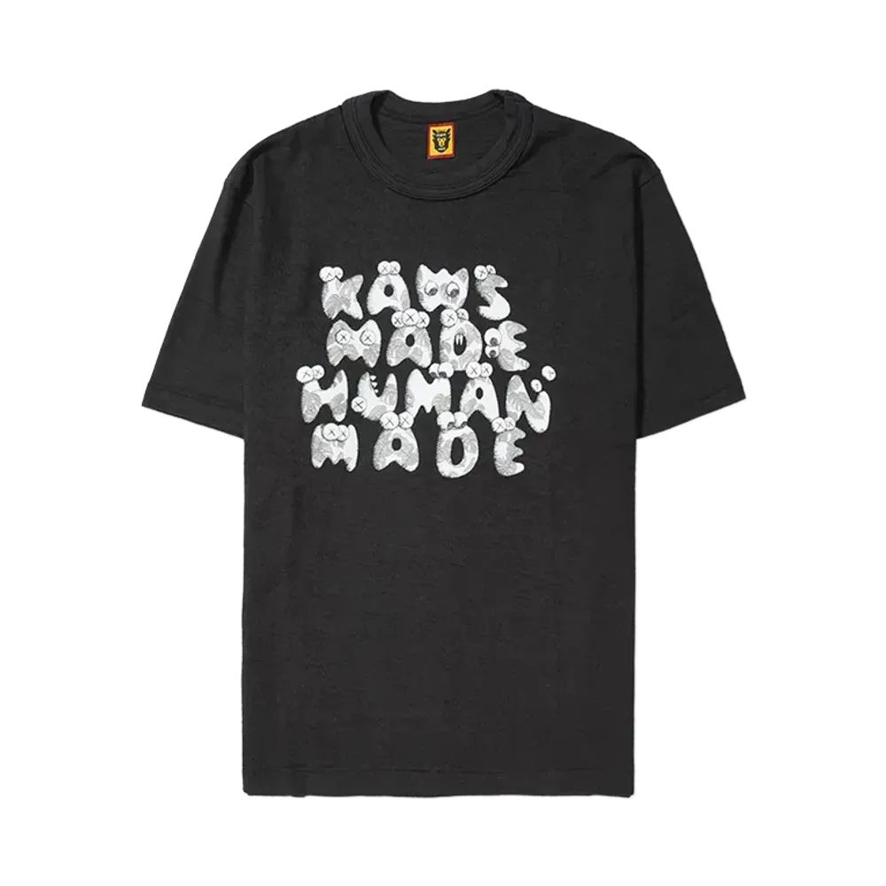 Human Made x KAWS Made Graphic T-Shirt #4 Black (Jul 2024)