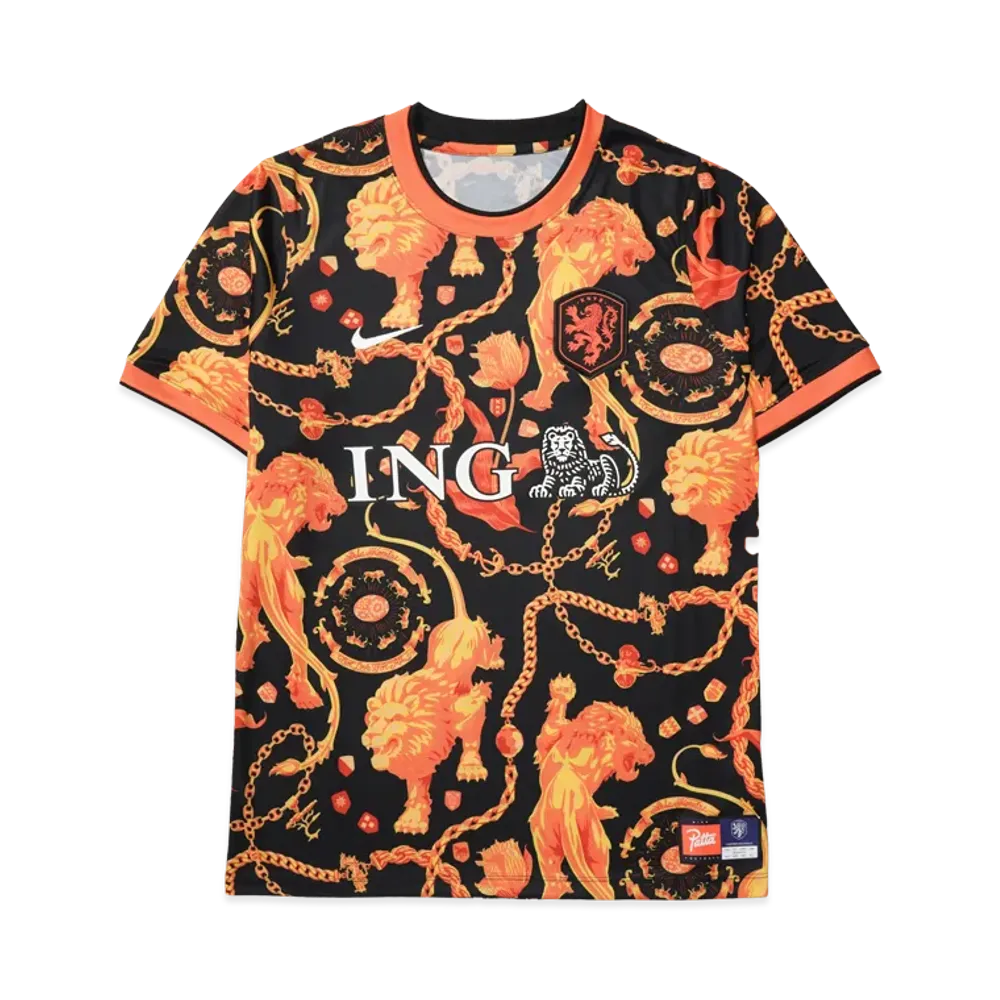 Nike x Patta World Cup Academy Pro Football Top Netherlands Orange Black