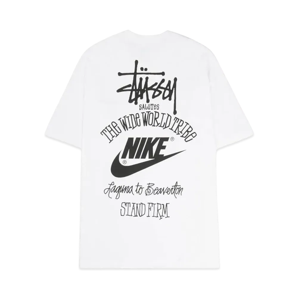 Stussy x Nike T-Shirt White