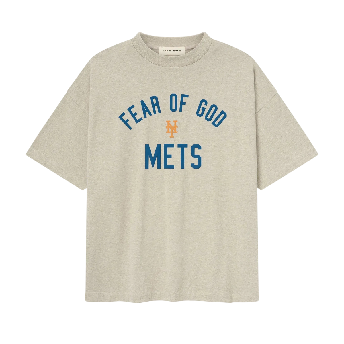Fear of God Essentials Mets 90s Tee Heather Stone