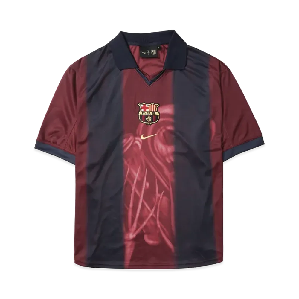 Nike x Travis Scott x FC Barcelona Retro 2000/01 Home Jersey Burgundy