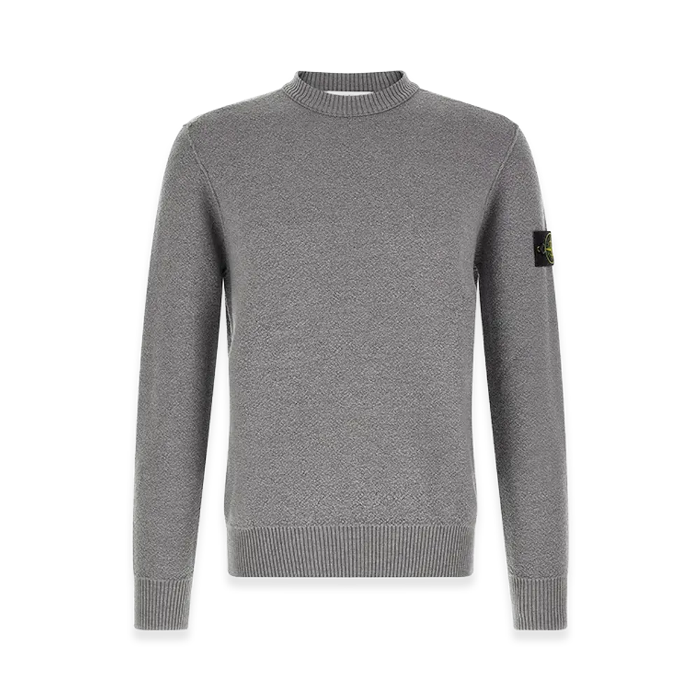 Stone Island Crewneck Knit Sweater Grey
