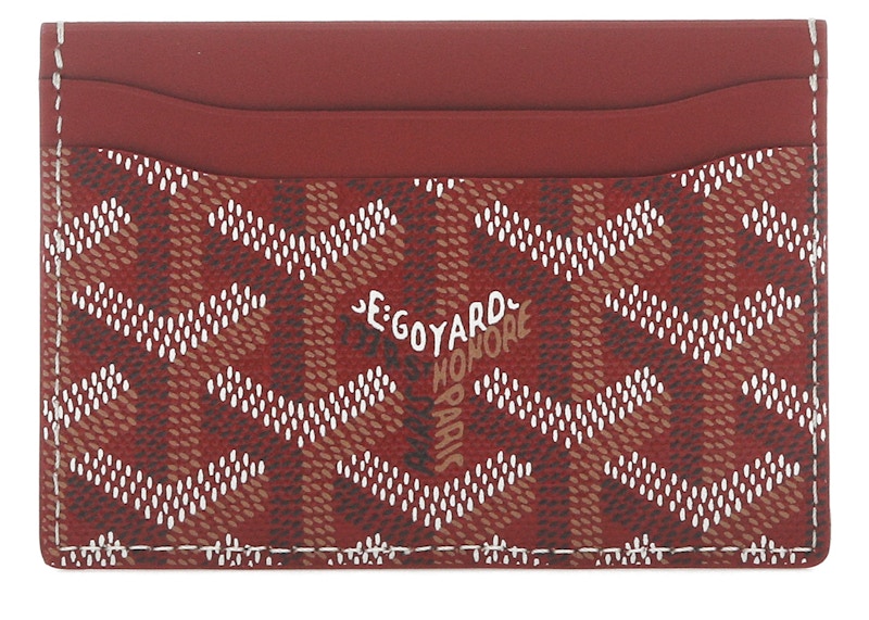 Goyard Saint Sulpice Card Holder Red - Im Your Wardrobe
