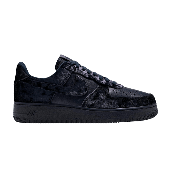 Nike Air Force 1 07 SE Velvet Dark Obsidian Black (W)