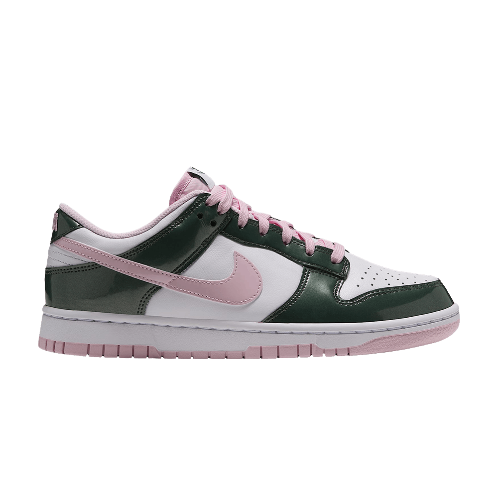 Nike Dunk Low SE White Camo Green Pink Foam (W)