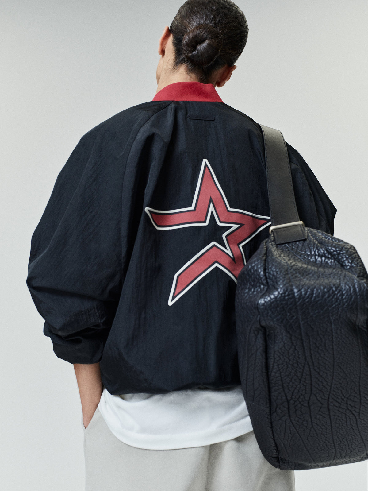 Fear of God Essentials Astros Half Zip Pullover Black - Im Your Wardrobe