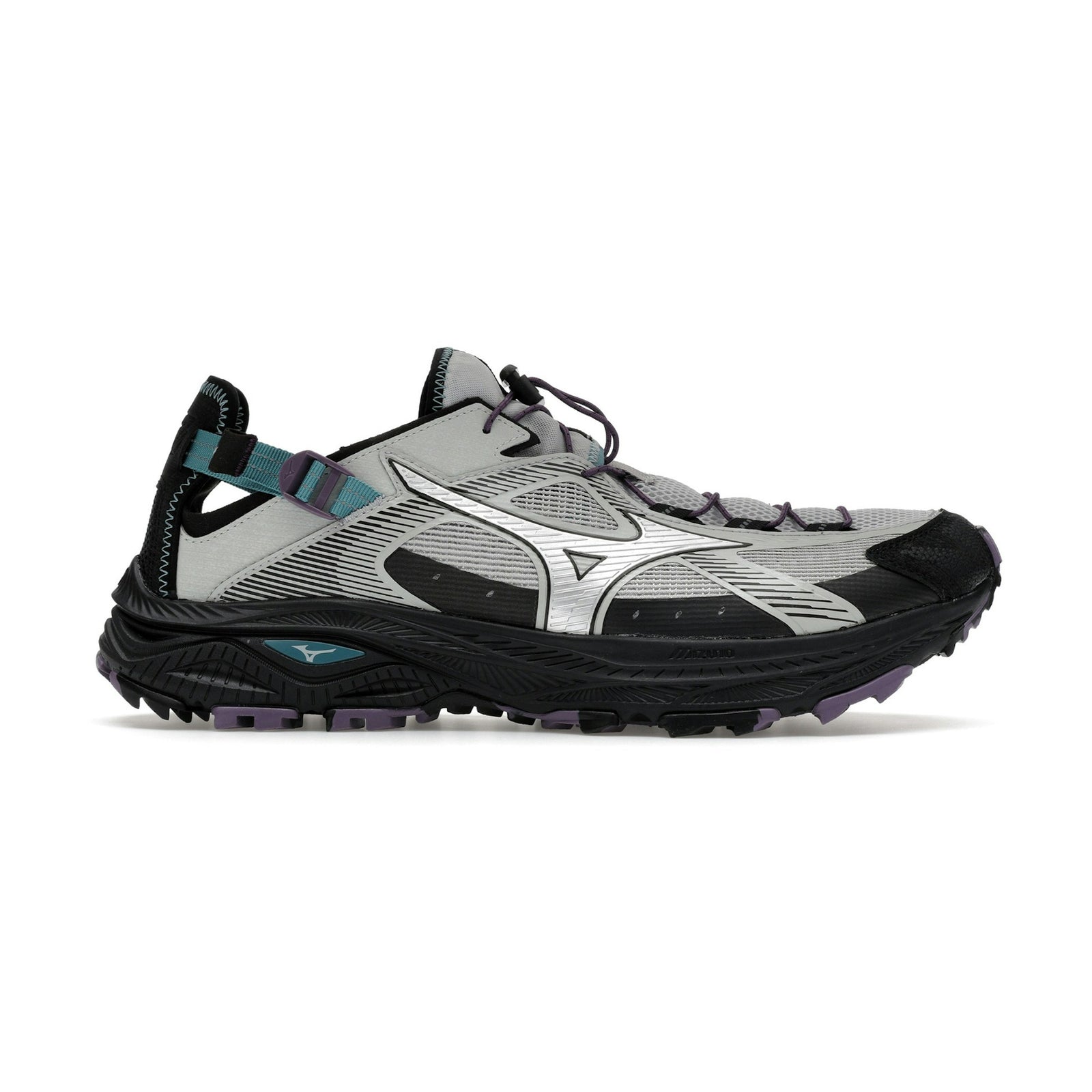 Mizuno Racer Trail SE V2 Gorpcore Silver Black front