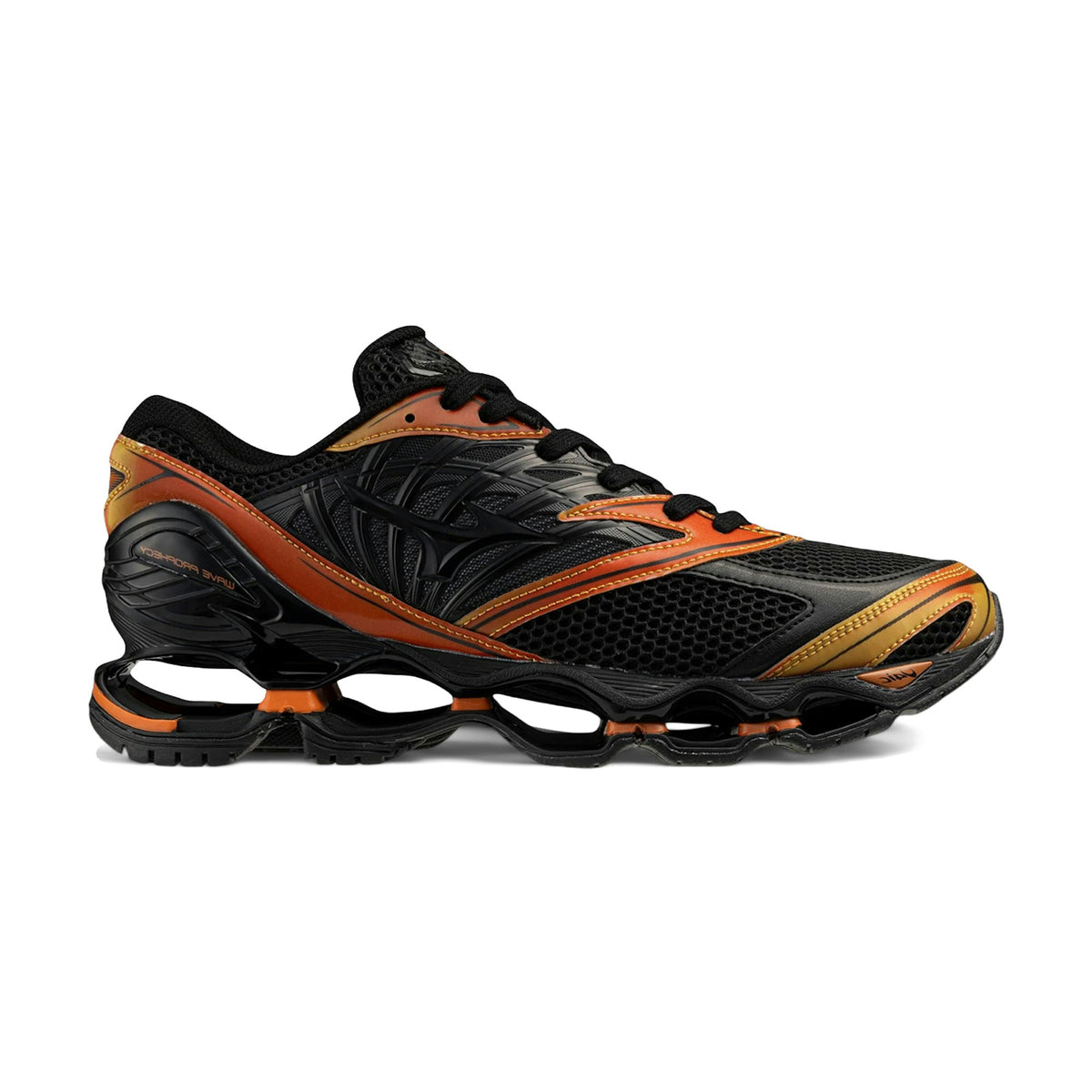 Mizuno Wave Prophecy LS Orange Black Yellow front