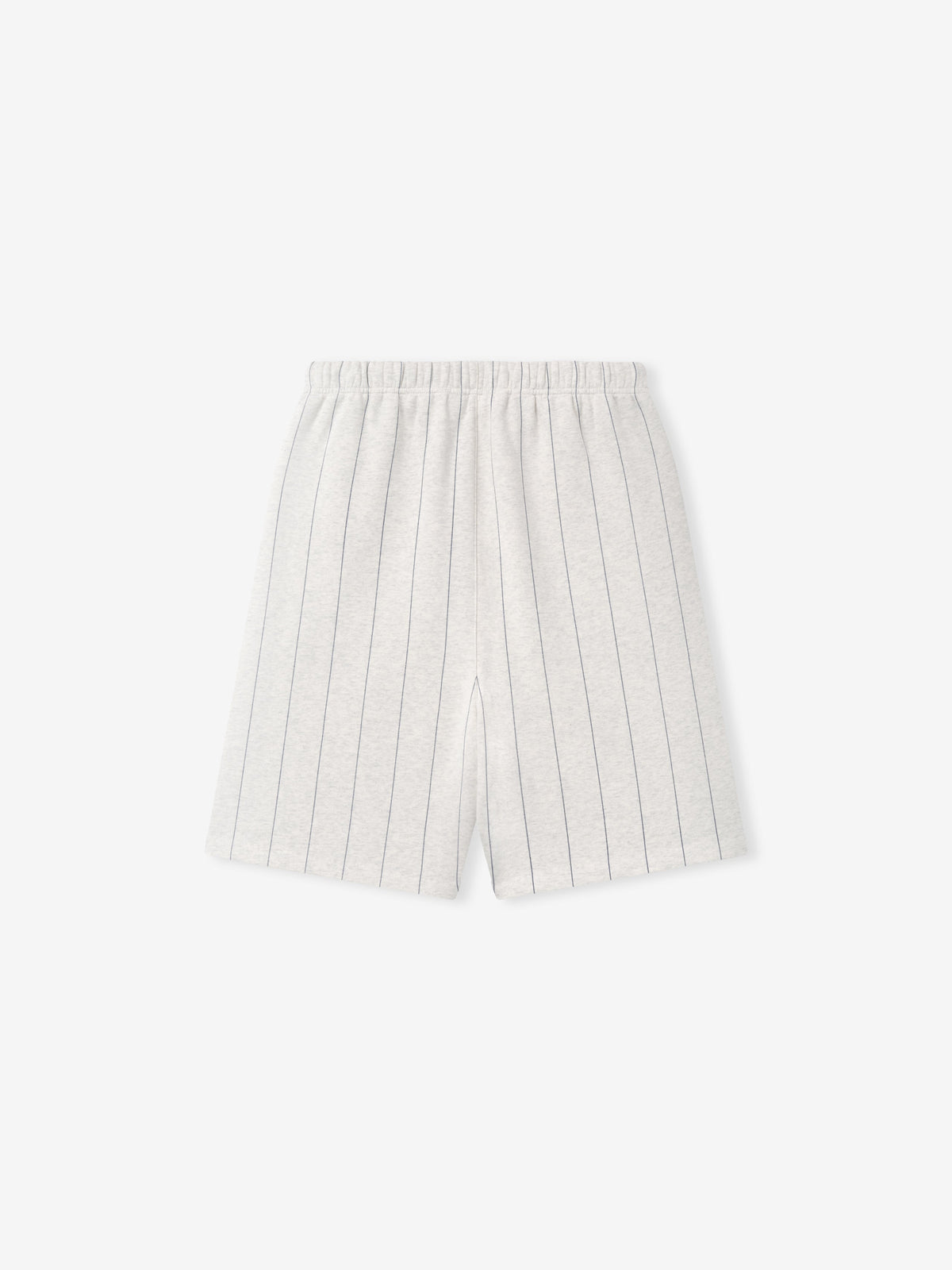 Fear of God Essentials Dodgers 90's Sweatshort Oatmeal Heather W Dark Sapphire Pinstripes