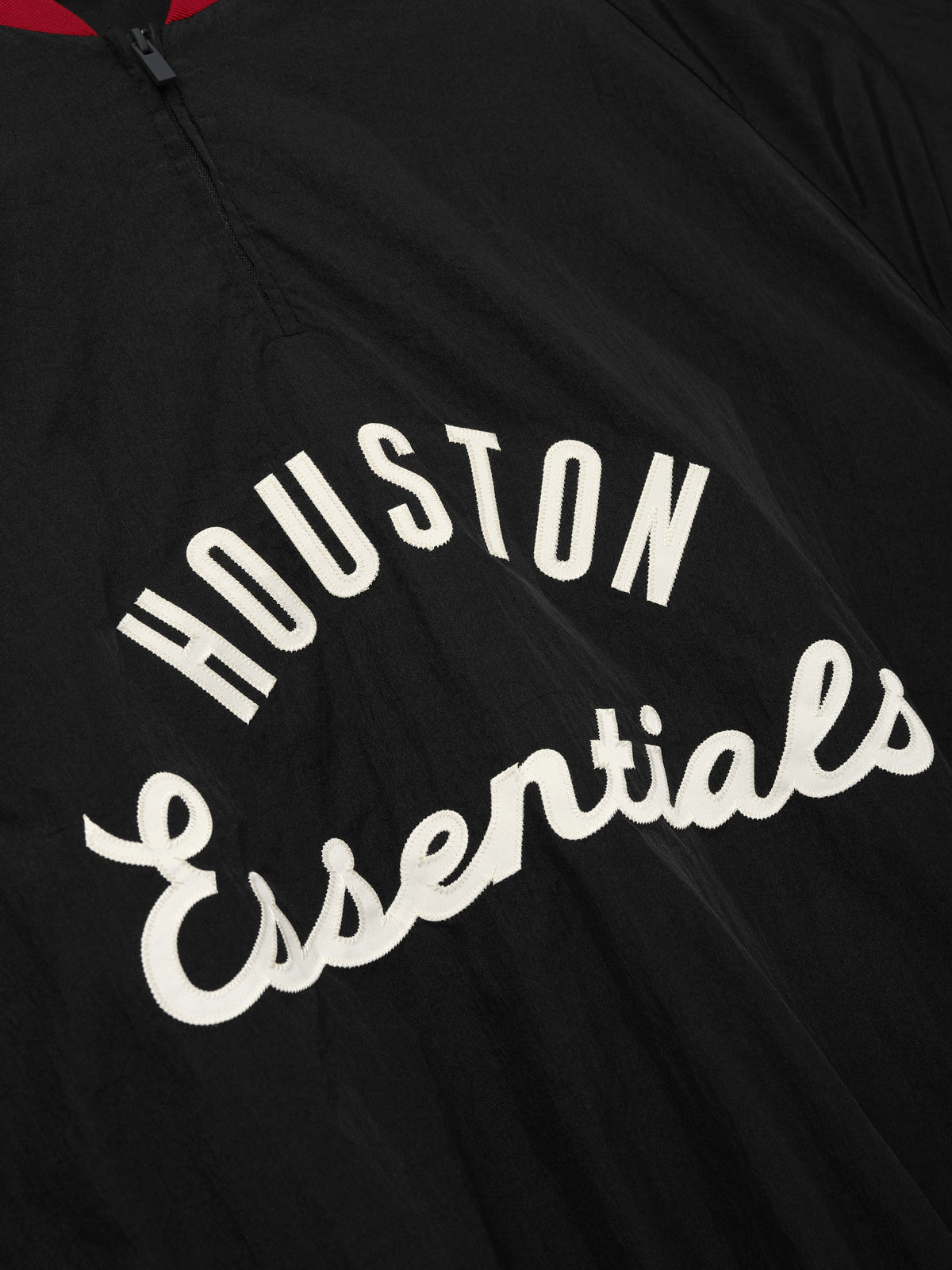 Fear of God Essentials Astros Half Zip Pullover Black - Im Your Wardrobe