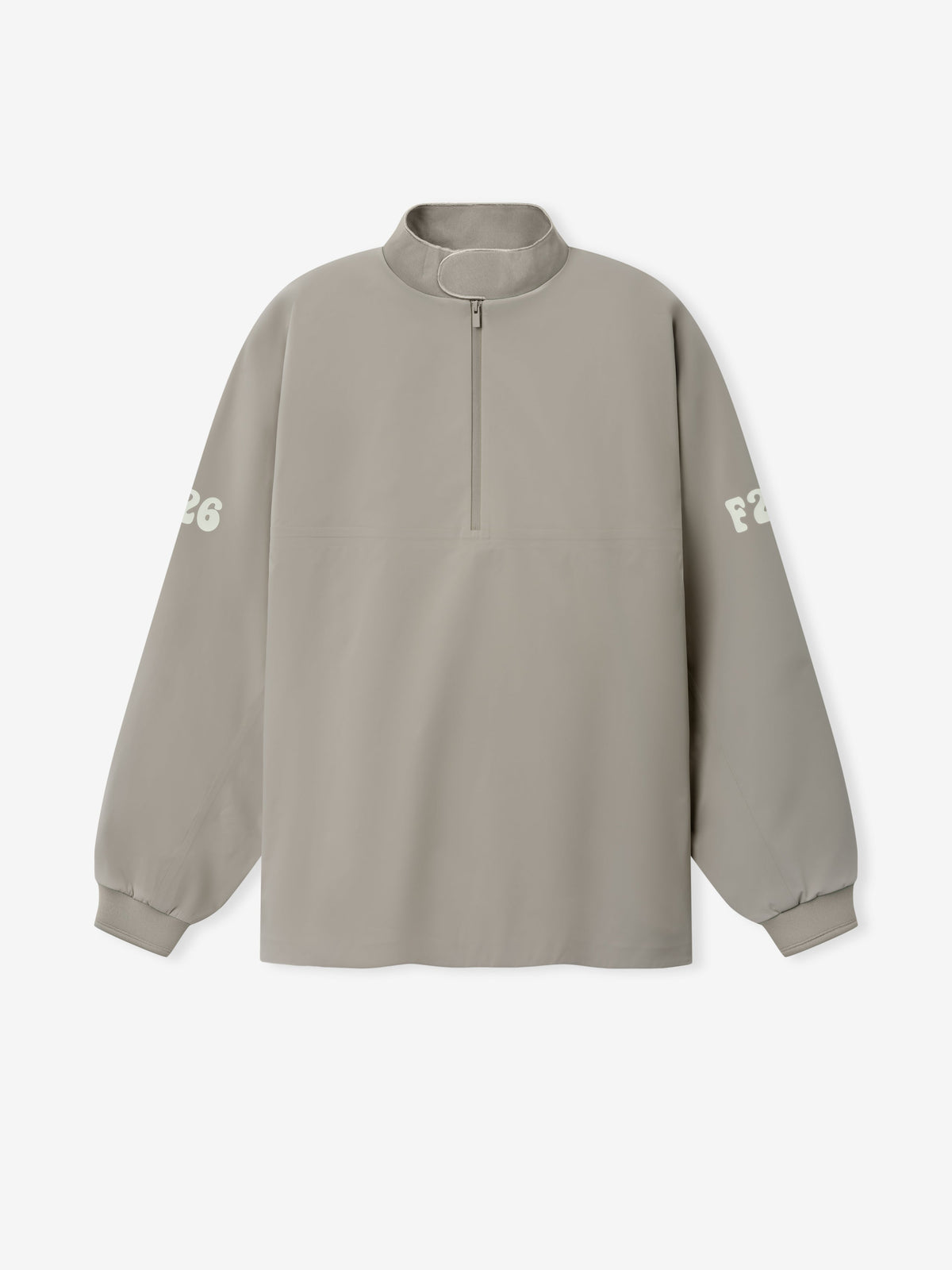 Fear of God Essentials Half Zip Track Jacket Seal - Im Your Wardrobe