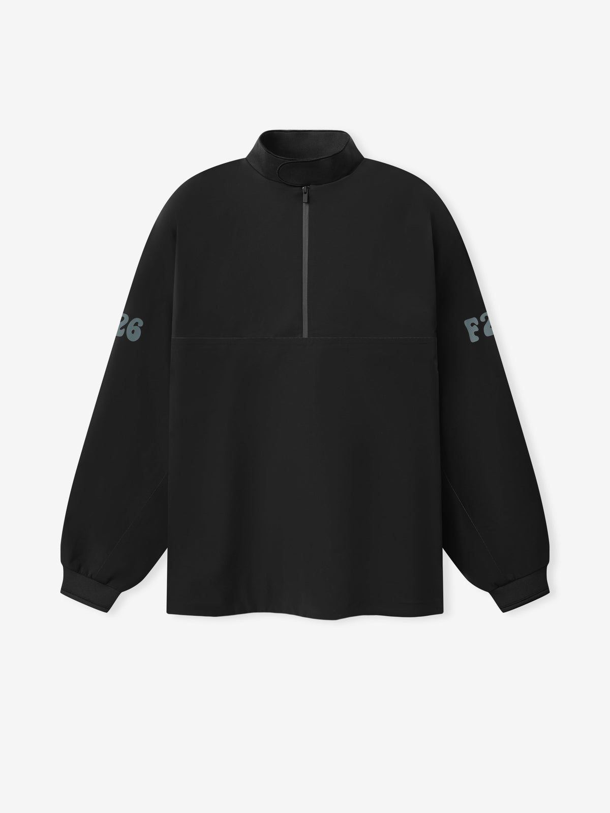 Fear of God Essentials Half Zip Track Jacket Vintage Black - Im Your Wardrobe