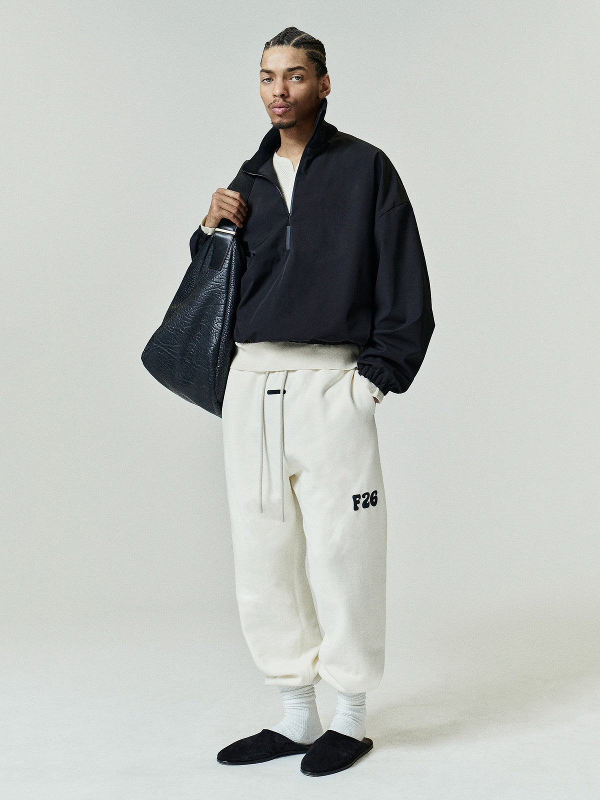 Fear of God Essentials Classic Fleece Sweatpant Washed Ivory - Im Your Wardrobe