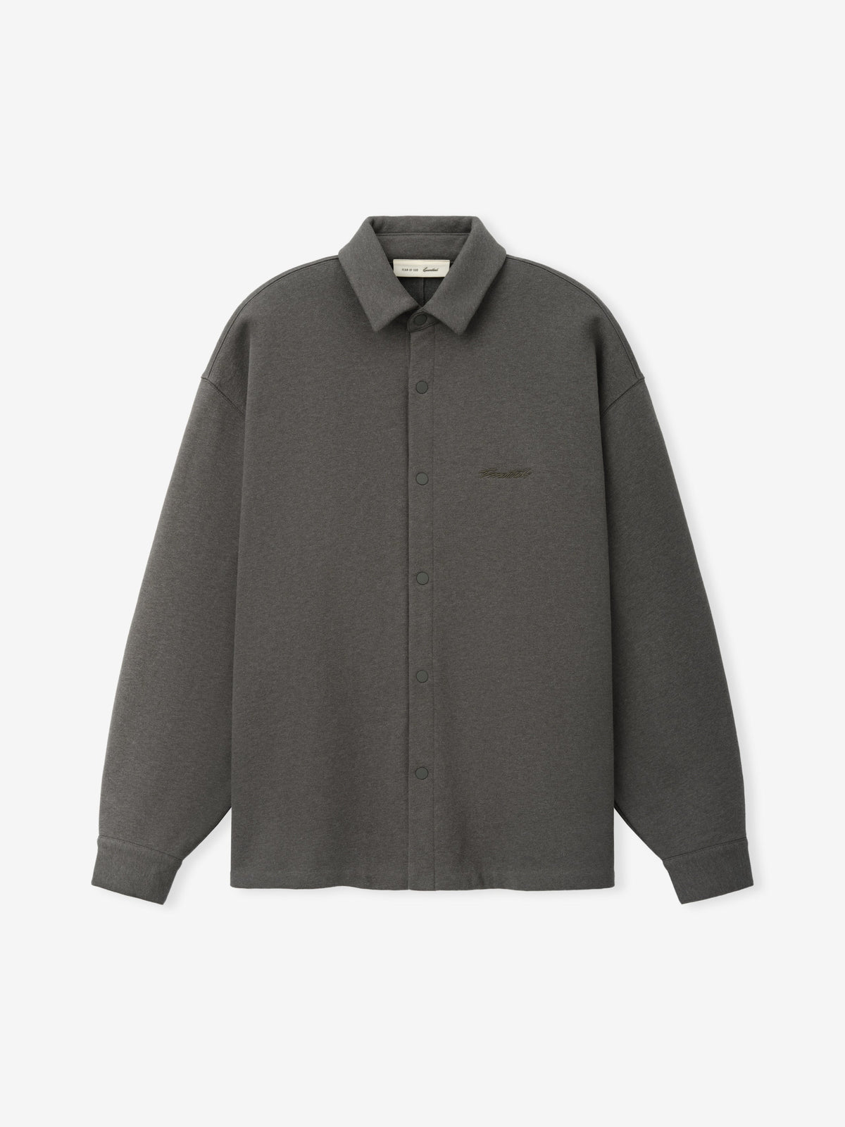 Fear of God Essentials Fleece Overshirt Ash Heather