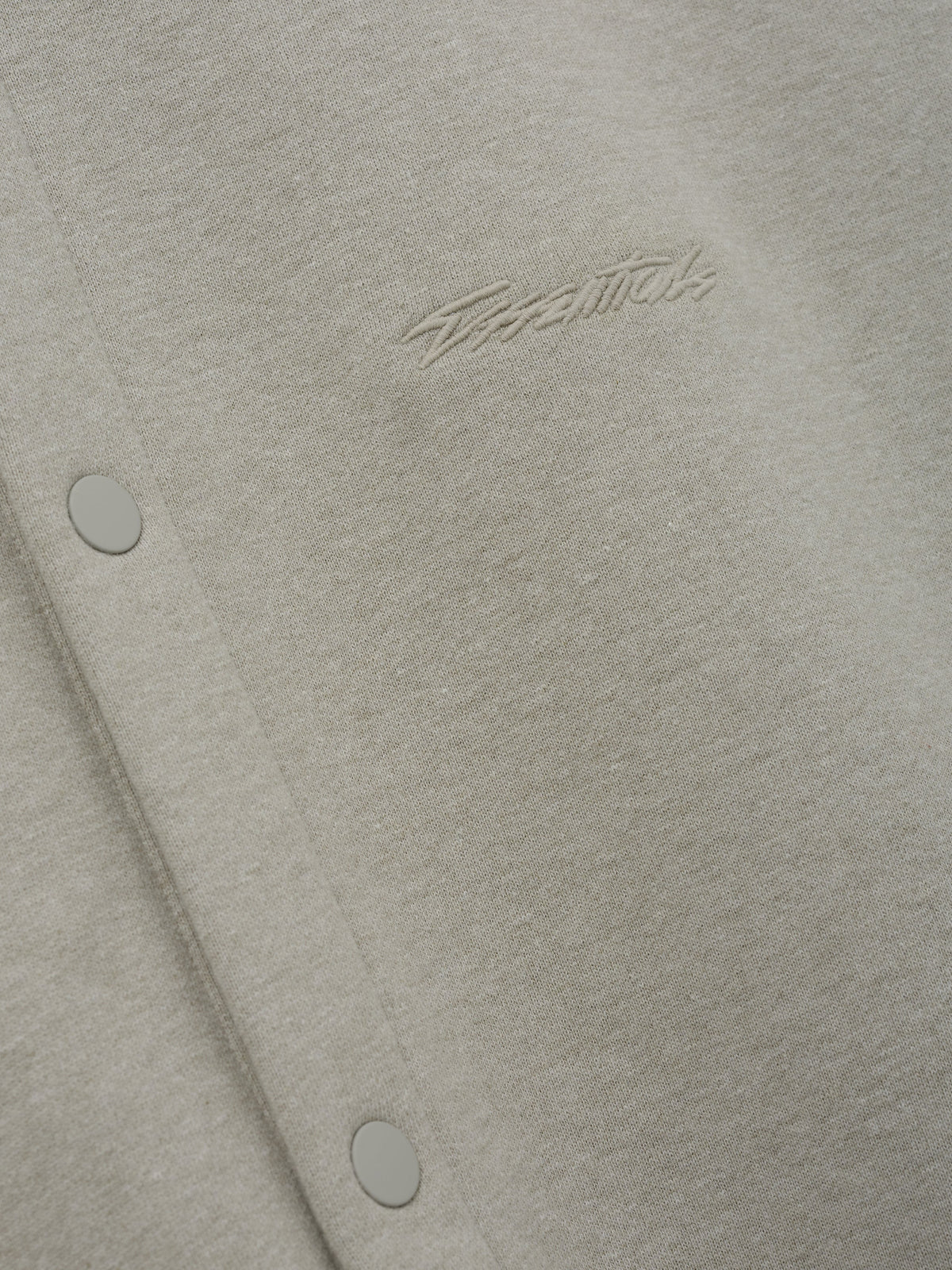 Fear of God Essentials Fleece Overshirt Pyrite Heather