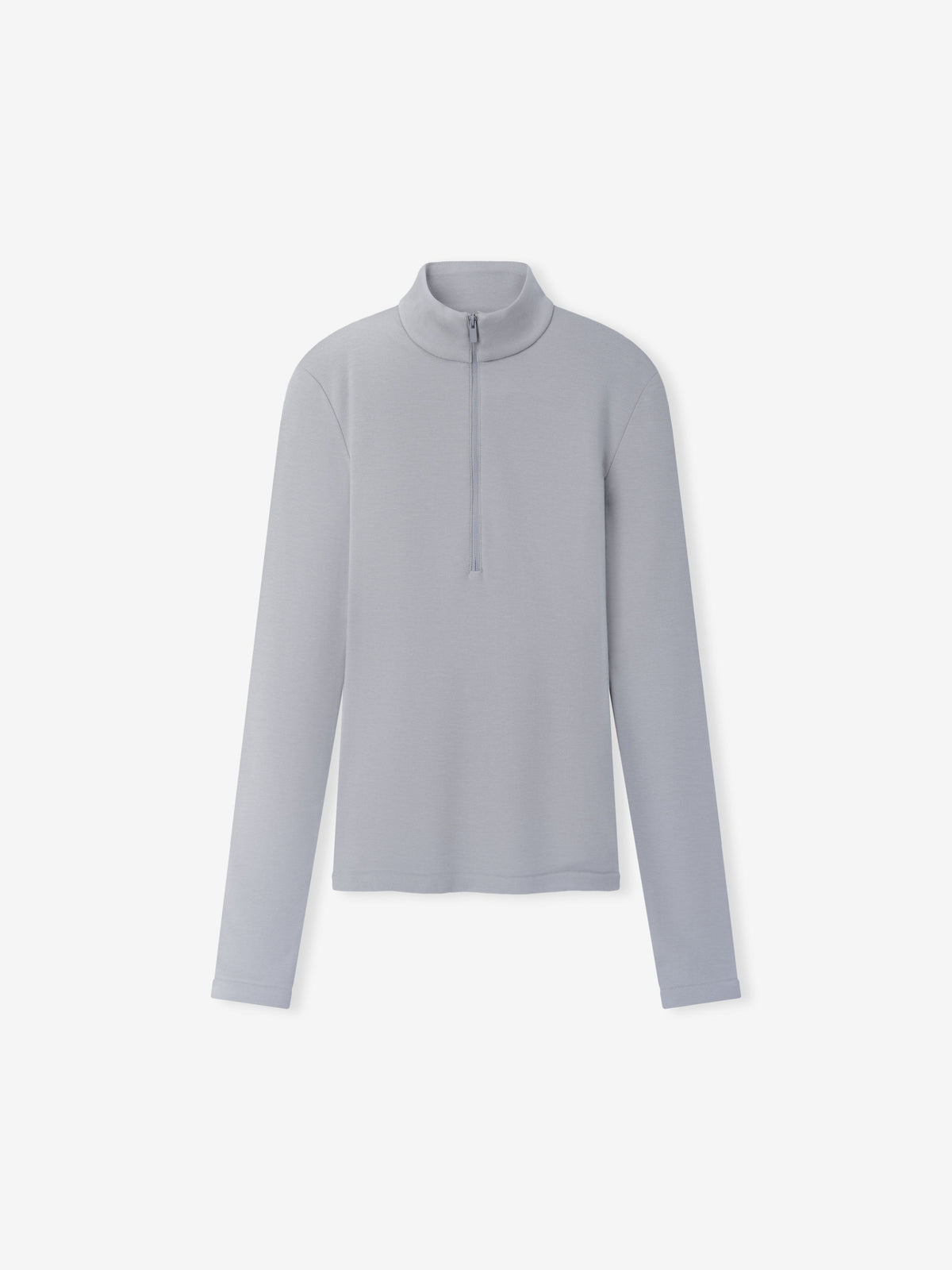 Fear of God Essentials Women's Half Zip Mockneck Smoke