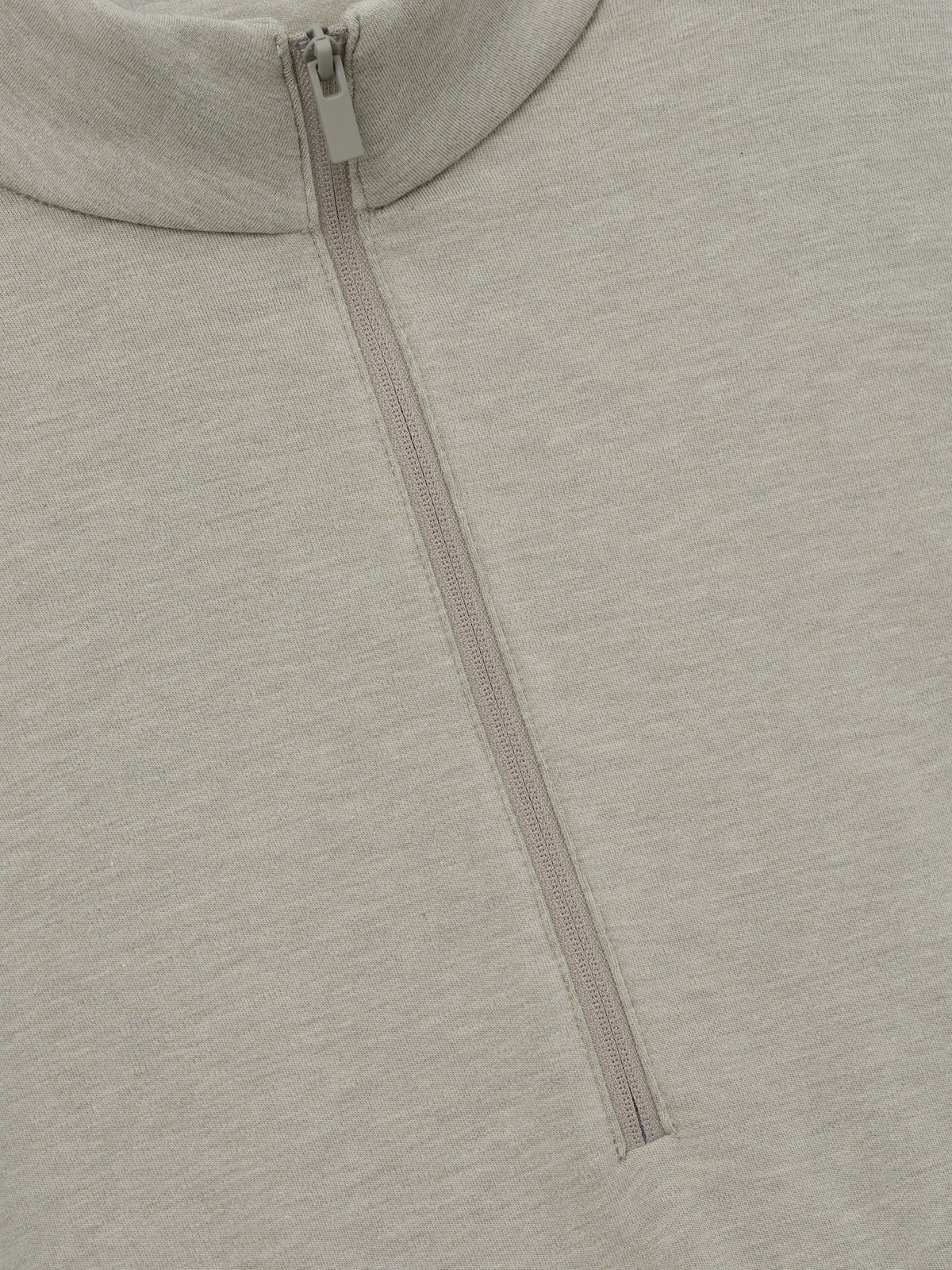 Fear of God Essentials Women's Half Zip Mockneck Pyrite Heather