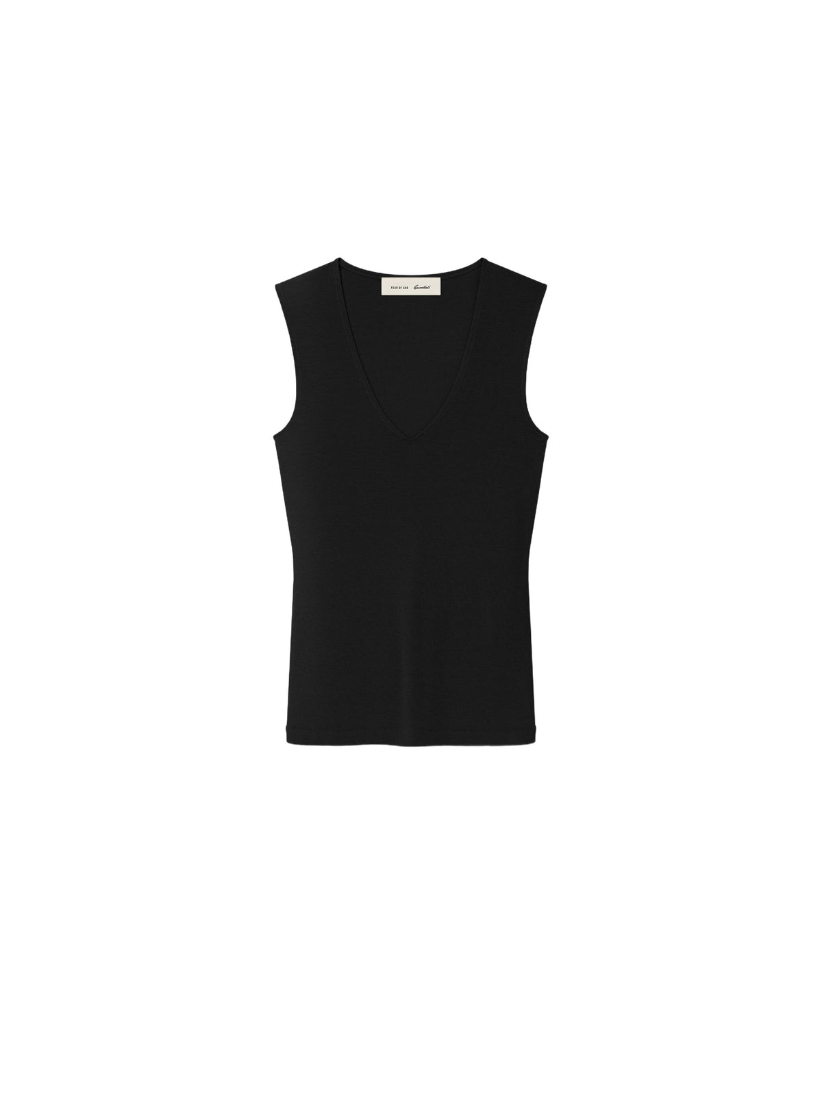 Fear of God Essentials Women's V-Neck Tank Vintage Black
