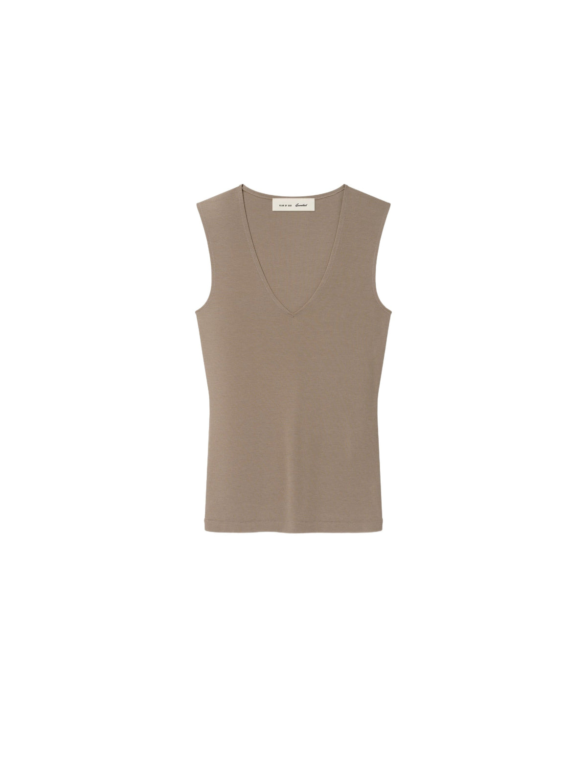 Fear of God Essentials Women's V-Neck Tank Clay
