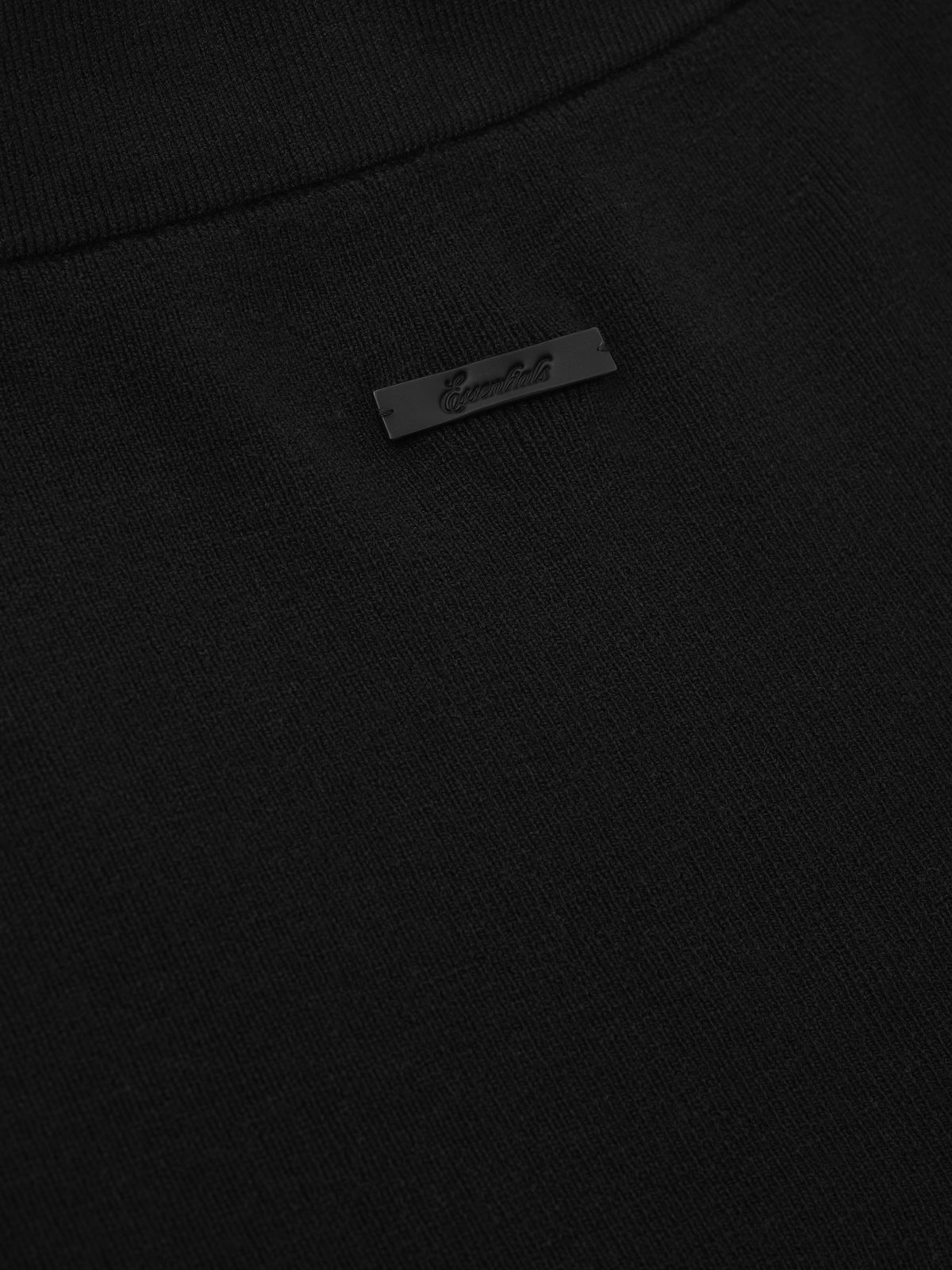 Fear of God Essentials Women's Rib Knit Long Skirt Vintage Black