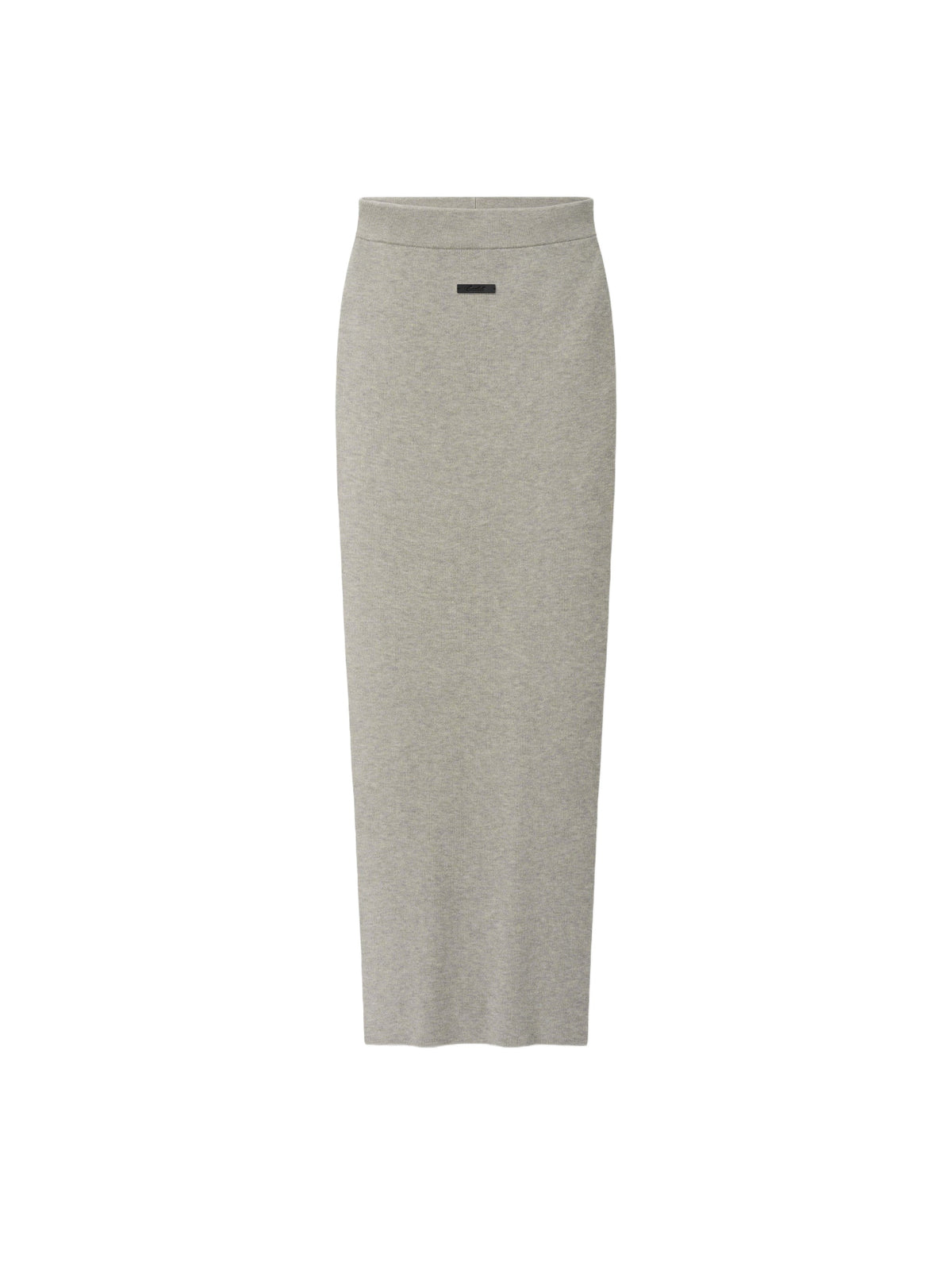 Fear of God Essentials Women's Rib Knit Long Skirt Pyrite Heather