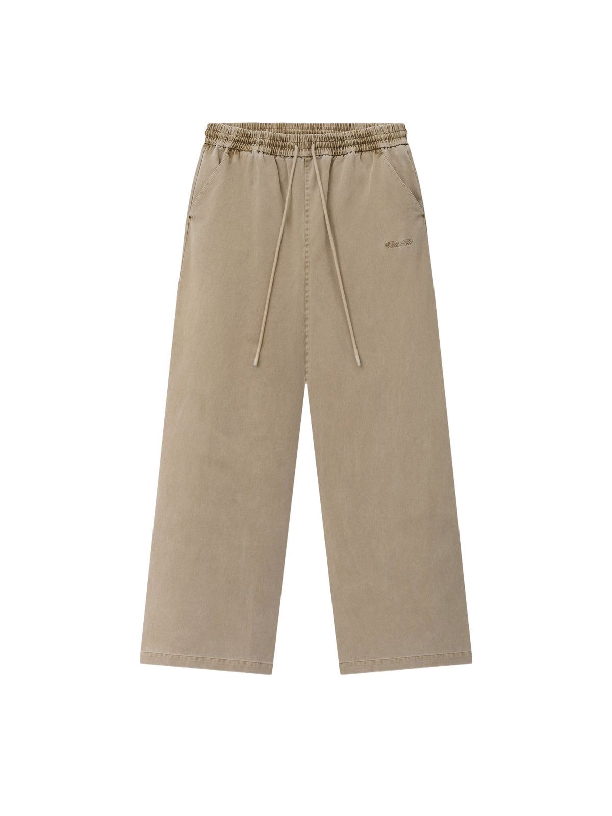 Fear of God Essentials Cotton Twill Lounge Drawstring Pant Washed Clay