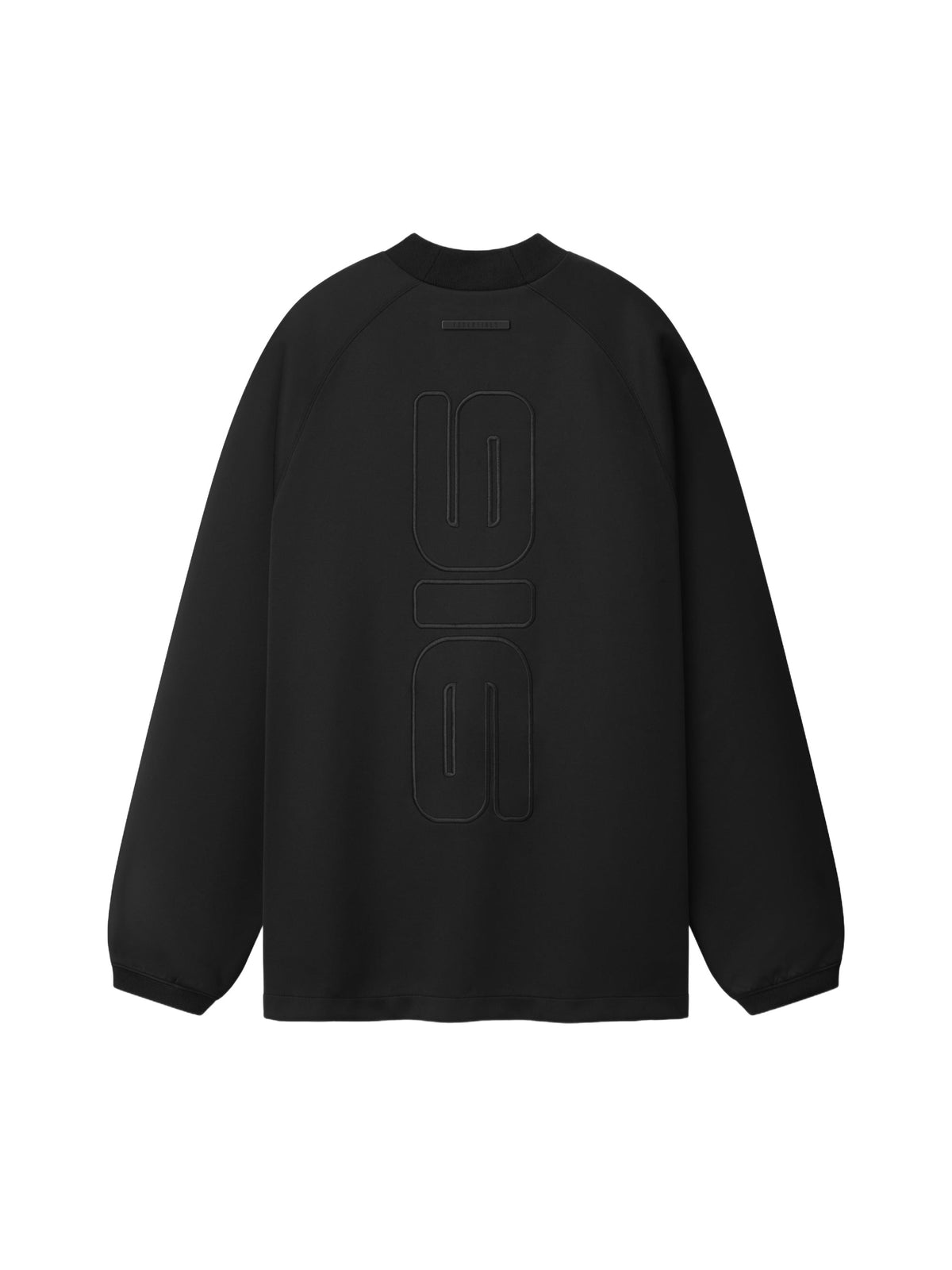 Fear of God Essentials Tricot 90s Relaxed Long Sleeve Mock Neck Black