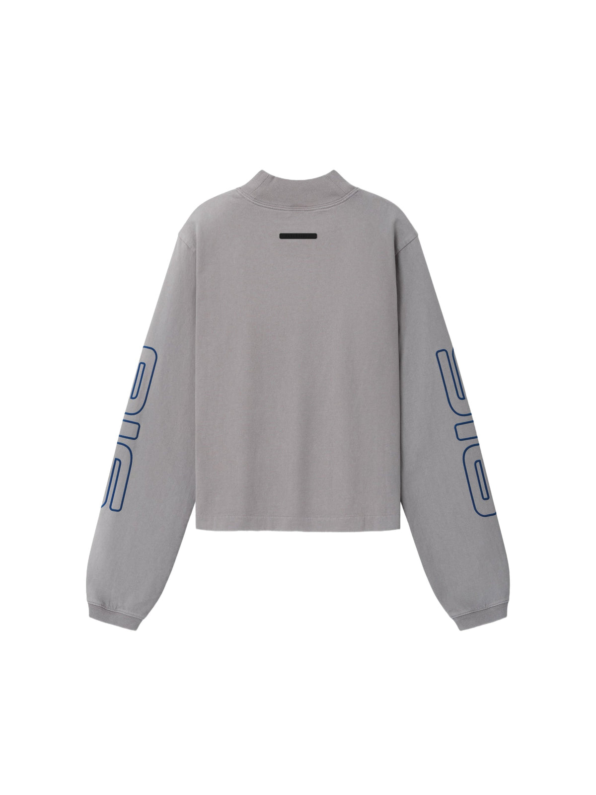 Fear of God Essentials Women's Slim Mock Neck Longsleeve Tee Washed Smoke