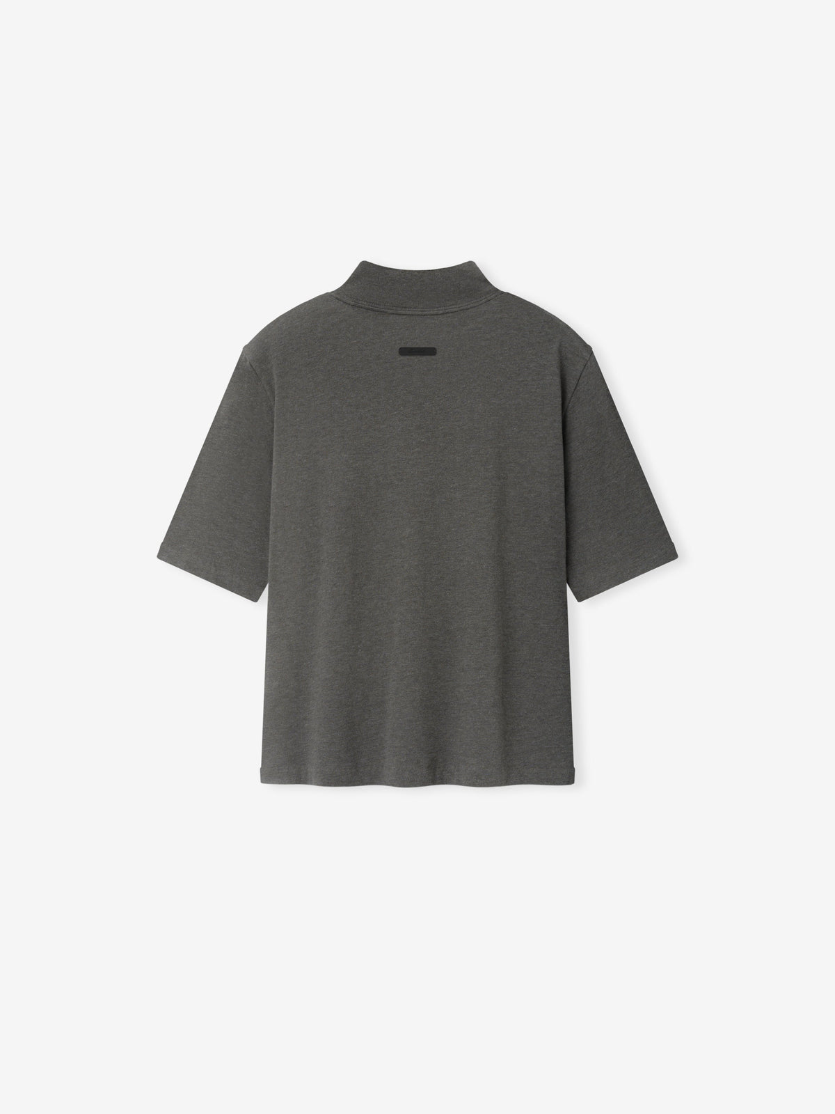Fear of God Essentials Women's Slim Mock Neck Tee Ash Heather