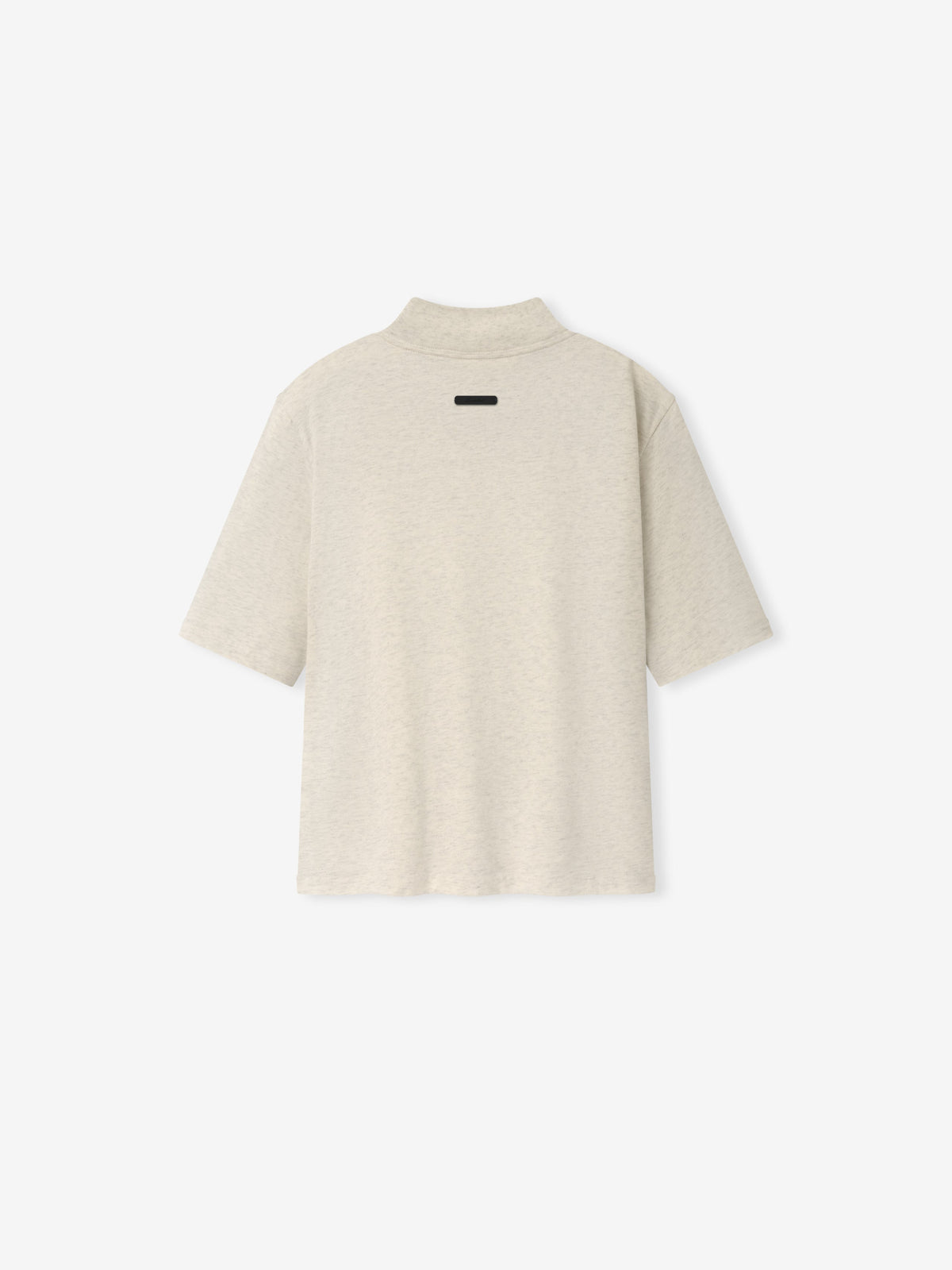 Fear of God Essentials Women's Slim Mock Neck Tee Marble Heather