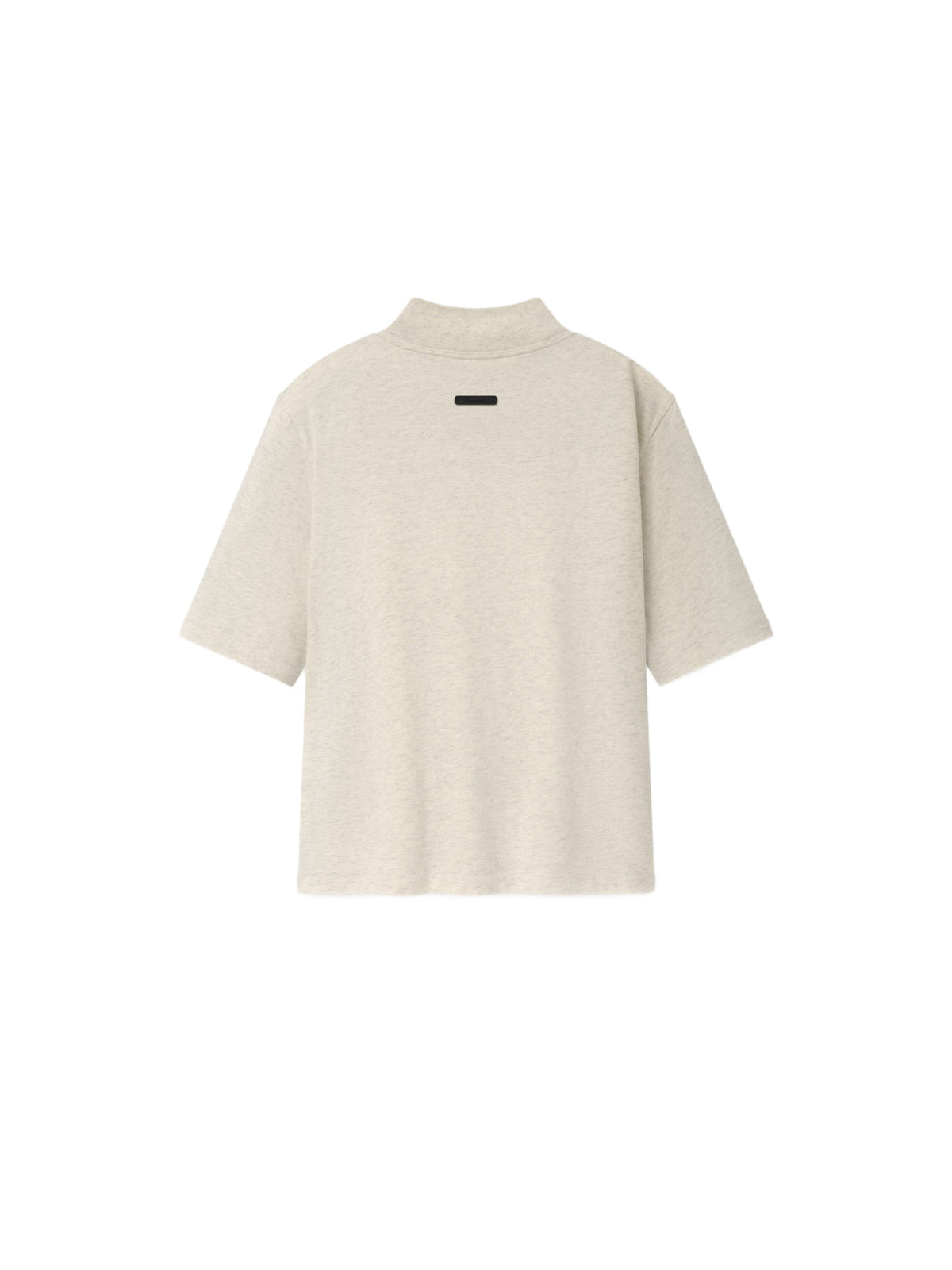 Fear of God Essentials Women's Slim Mock Neck Tee Marble Heather