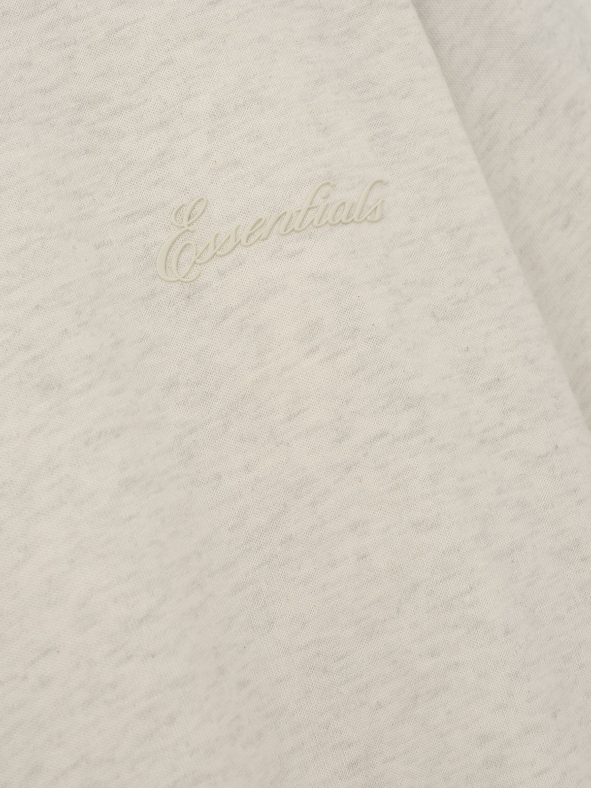 Fear of God Essentials Women's Slim Mock Neck Tee Marble Heather