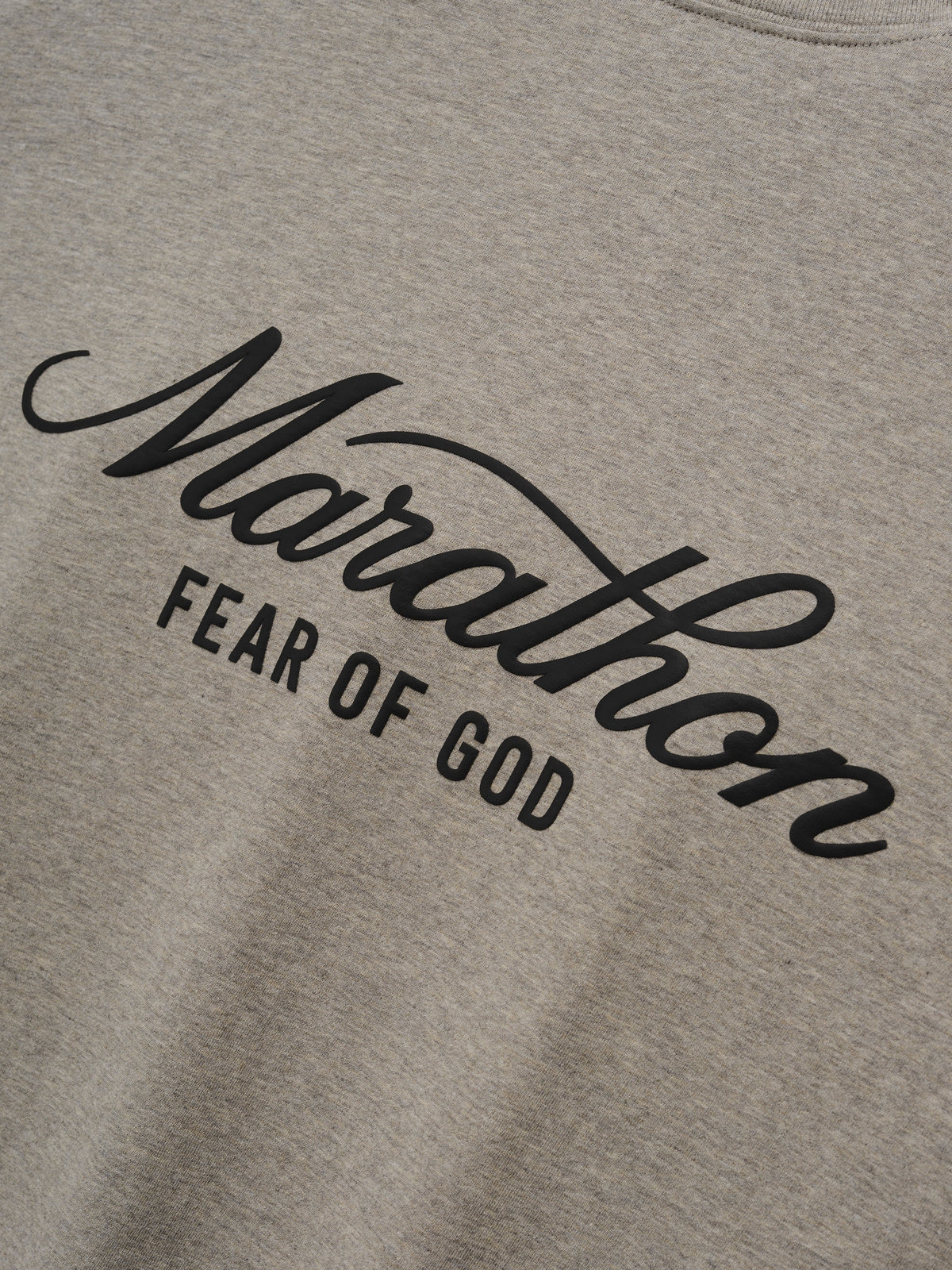 Fear of God Essentials Marathon Merch Tee Warm Heather