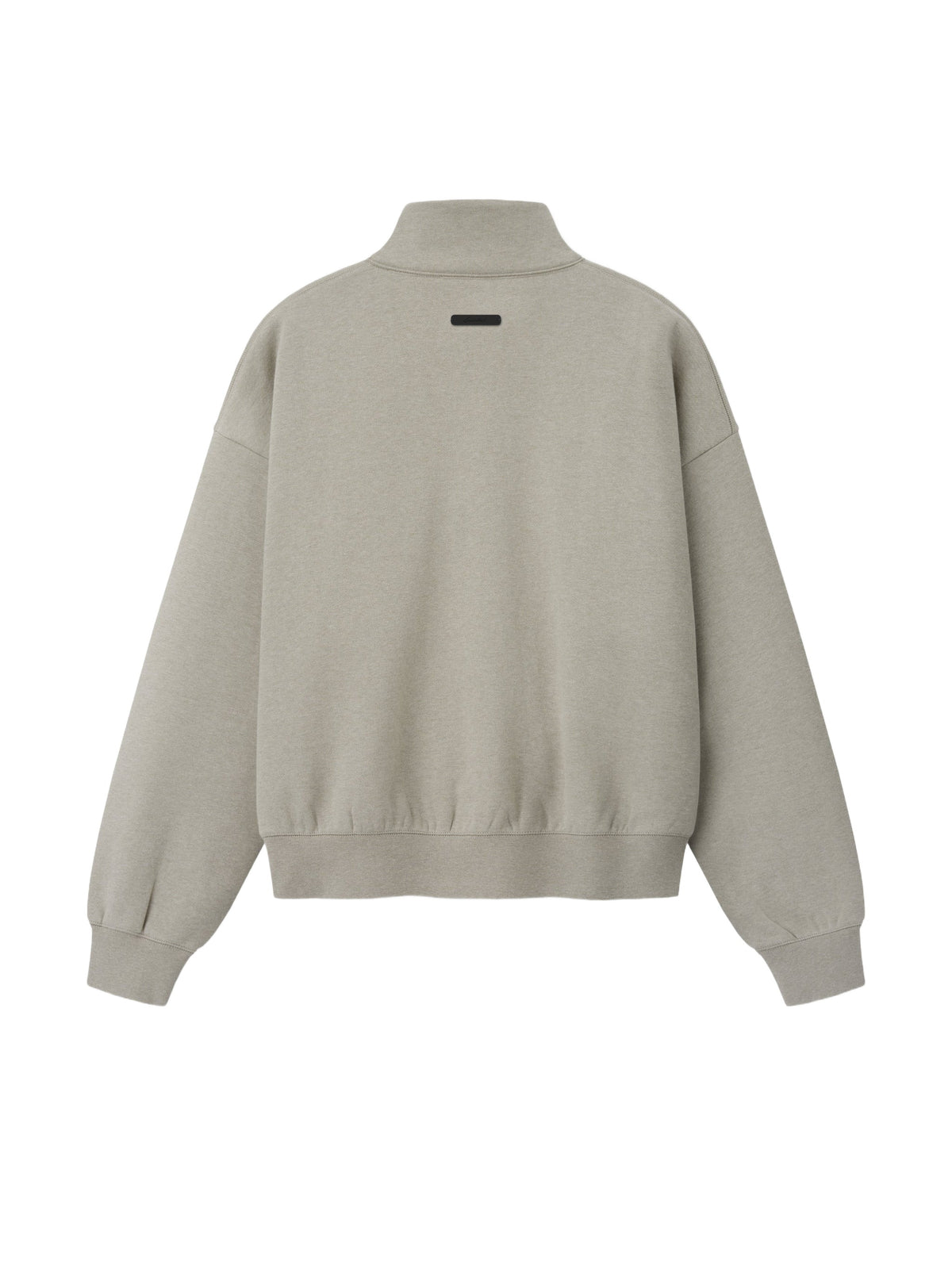 Fear of God Essentials Signature Classic Half Zip Sweatshirt Pyrite Heather