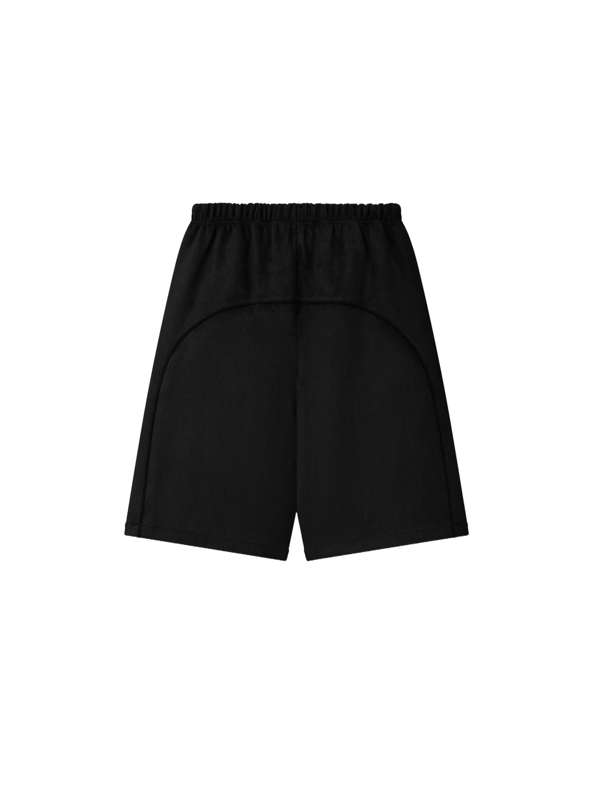 Fear of God Essentials Suede Fleece Signature Relaxed Short W/ Piping Black