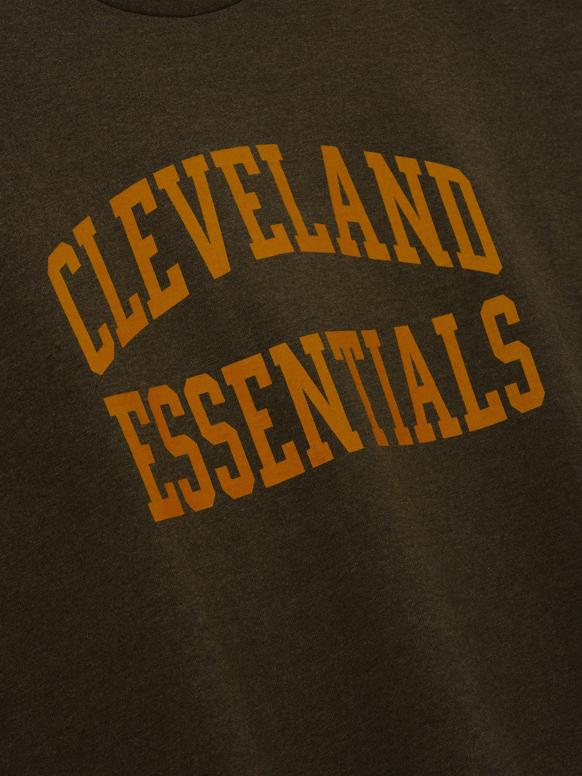 Fear of God Essentials Browns Merch Tee Wood Heather