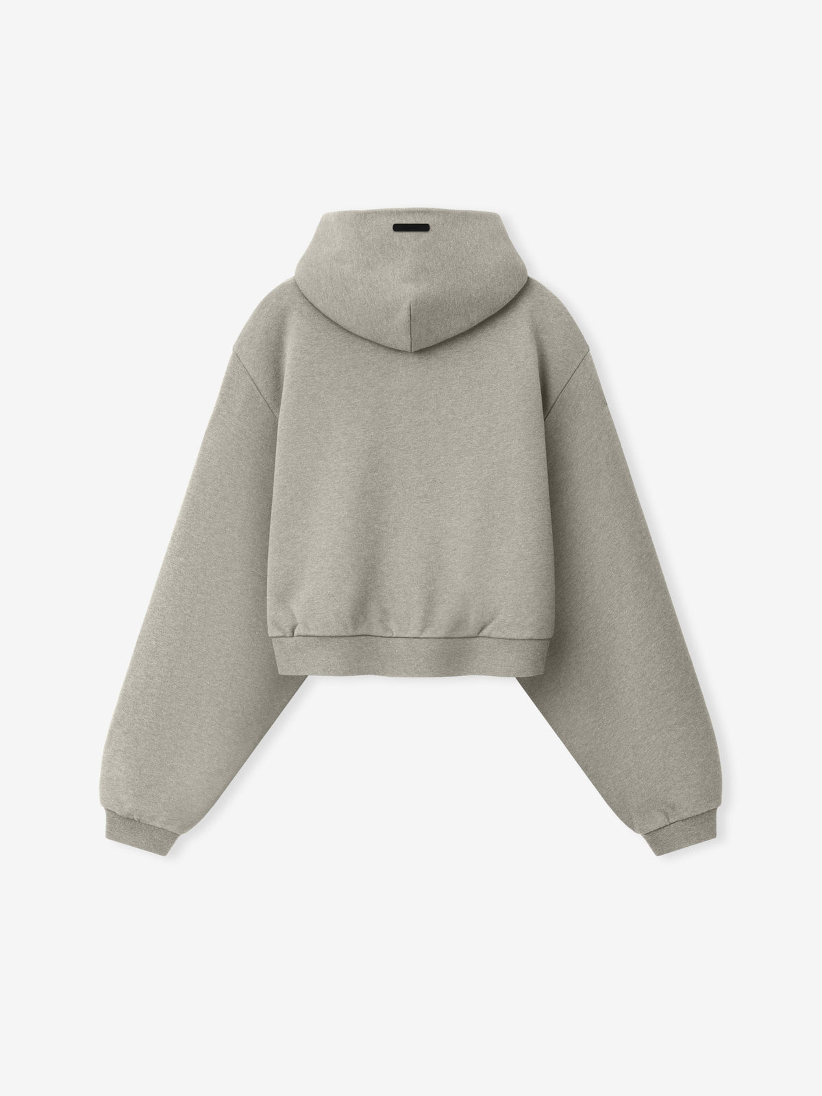 Fear of God Essentials Women's Embossed Modern Cropped Hoodie Warm Heather