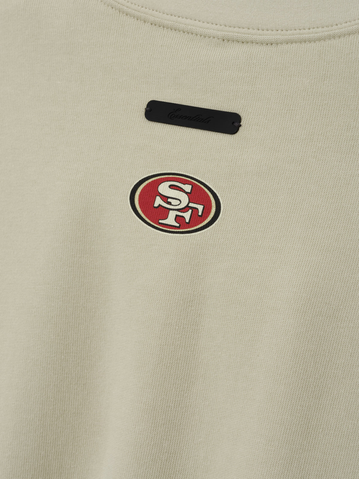 Fear of God Essentials 49ers Merch Tee Sandstone
