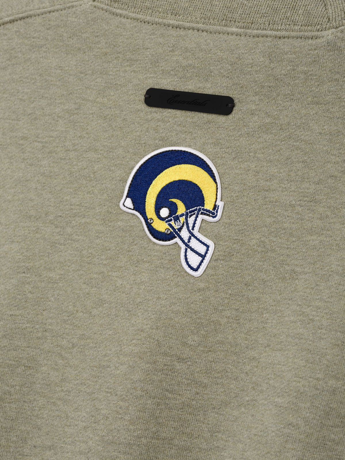 Fear of God Essentials Rams 90s Relaxed Crewneck Seal Heather