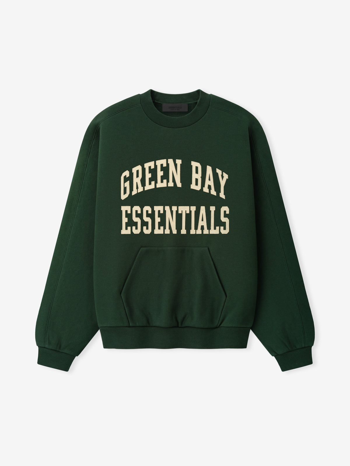 Fear of God Essentials Packers 90s Relaxed Crewneck Forest