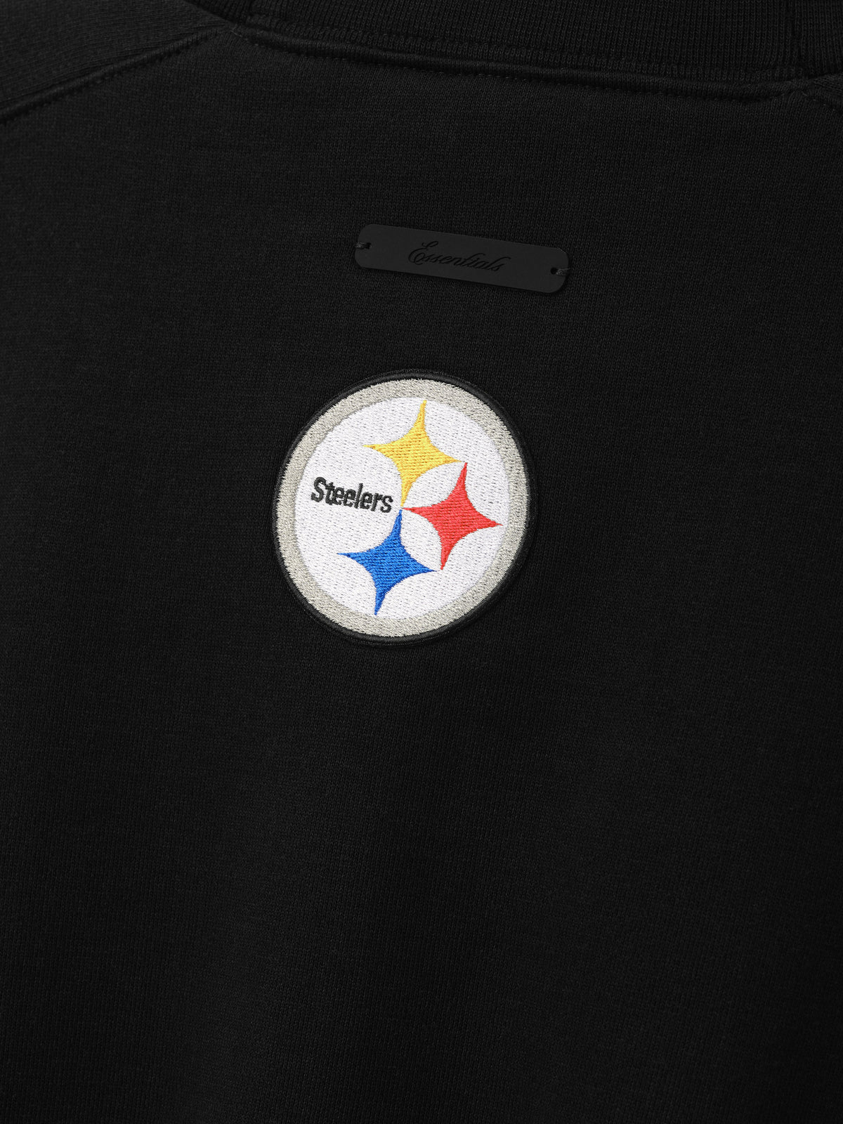 Fear of God Essentials Steelers 90s Relaxed Crewneck Black
