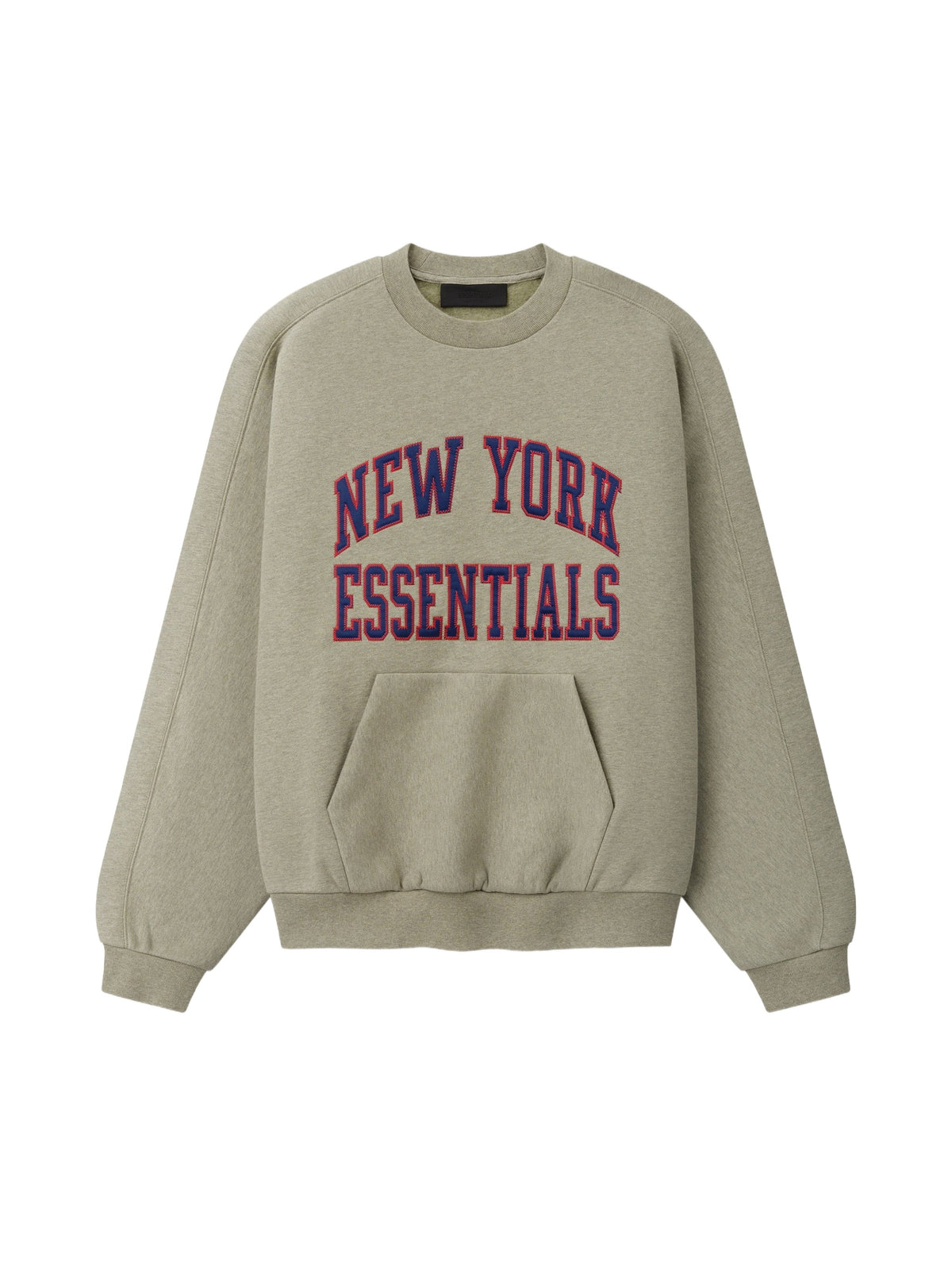 Fear of God Essentials Giants 90s Relaxed Crewneck Seal Heather
