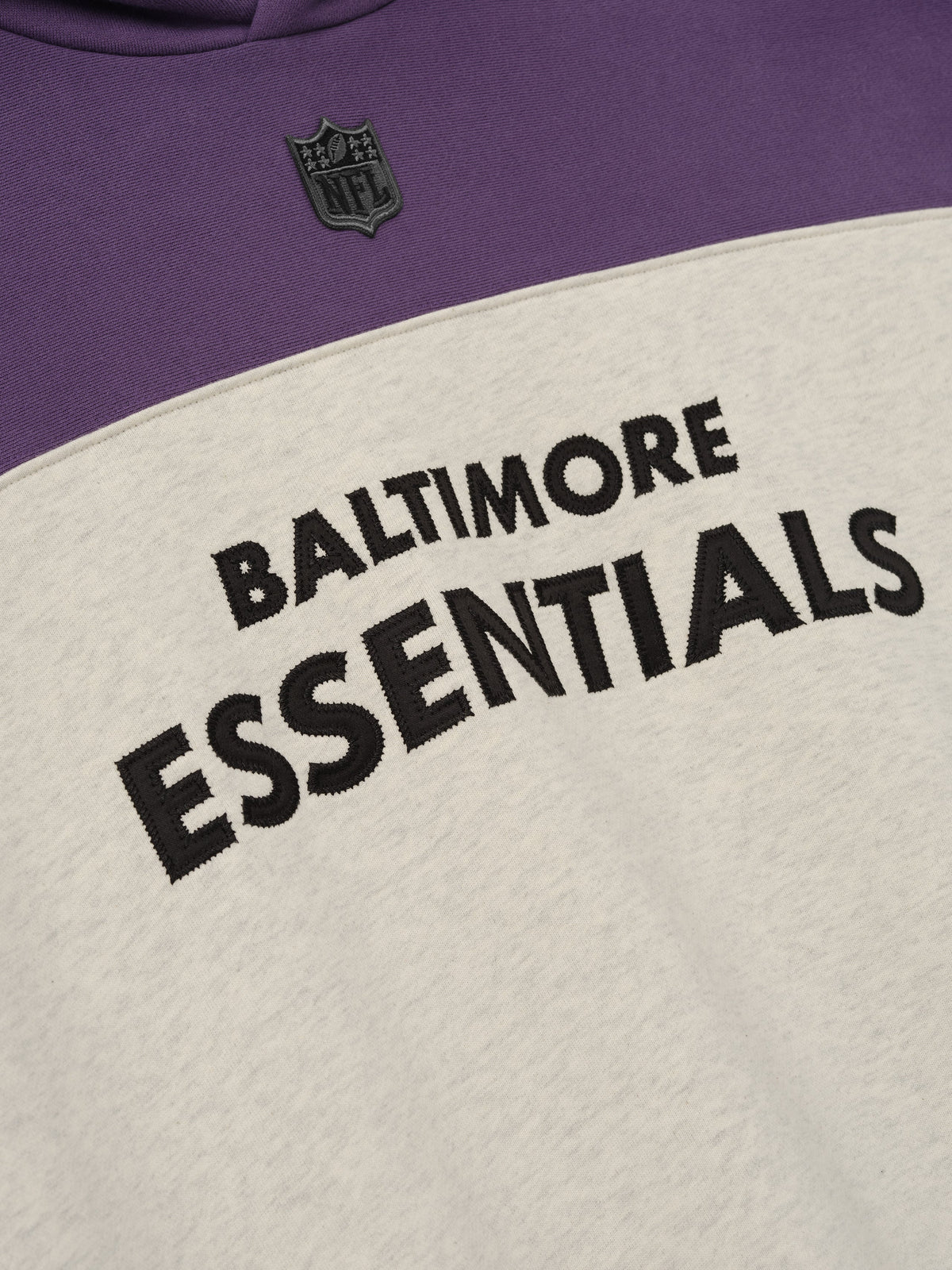 Fear of God Essentials Ravens 90s Relaxed Hoodie Marble Heather