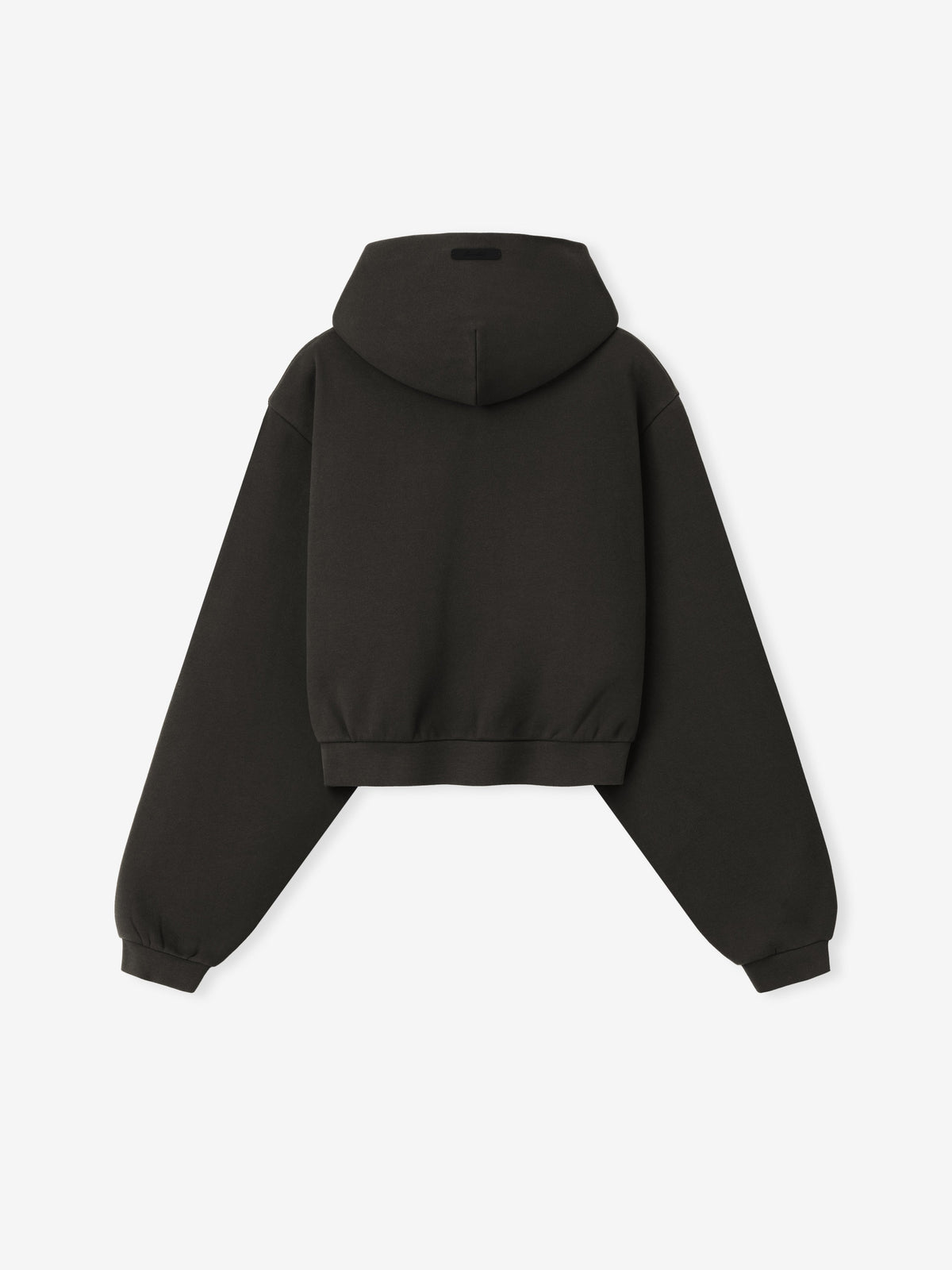 Fear of God Essentials Women's Modern Cropped Hoodie Ink Black