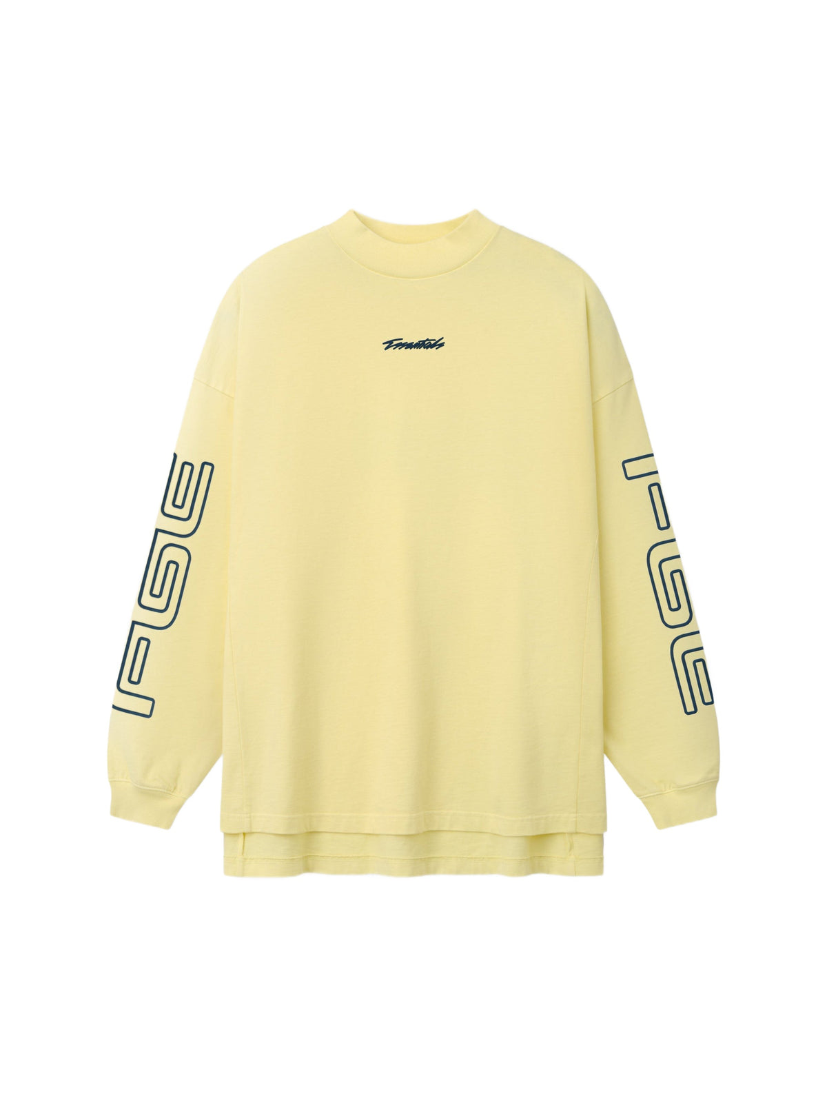 Fear of God Essentials Panelled Modern Long Sleeve Tee Washed Sulphur