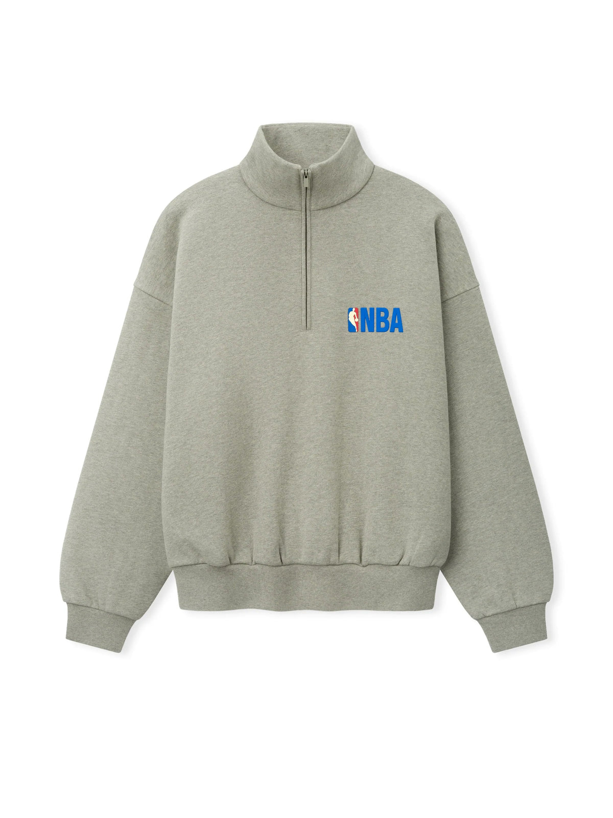 Fear of God Essentials NBA Classic 1/4 Zip Sweatshirt Warm Heather
