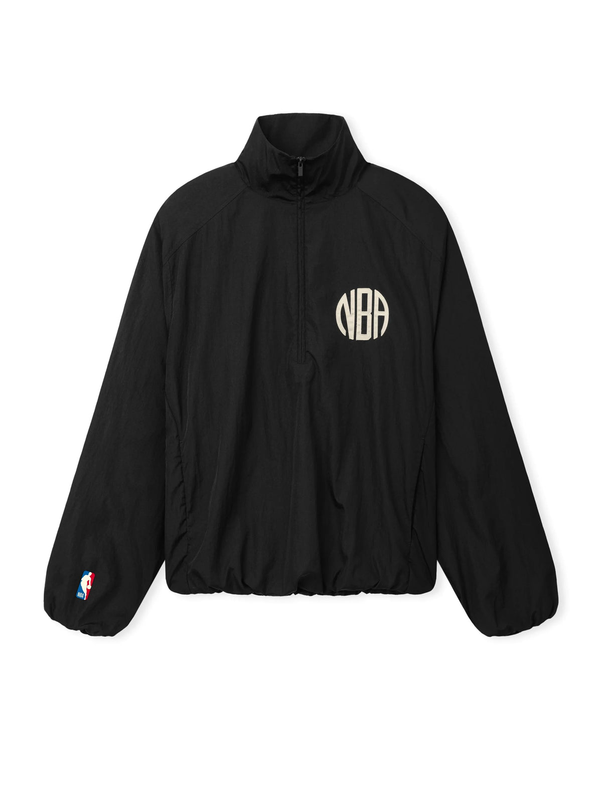 Fear of God Essentials NBA 1/2 Zip Slim Monogram Jacket Black