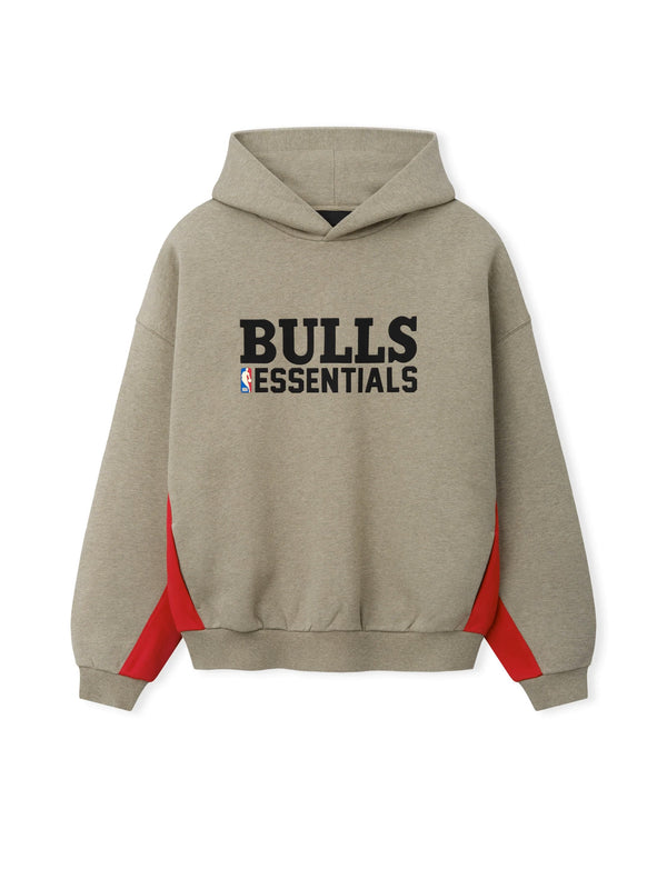 Fear of God Essentials Bulls 90s Relaxed Hoodie Seal Heather