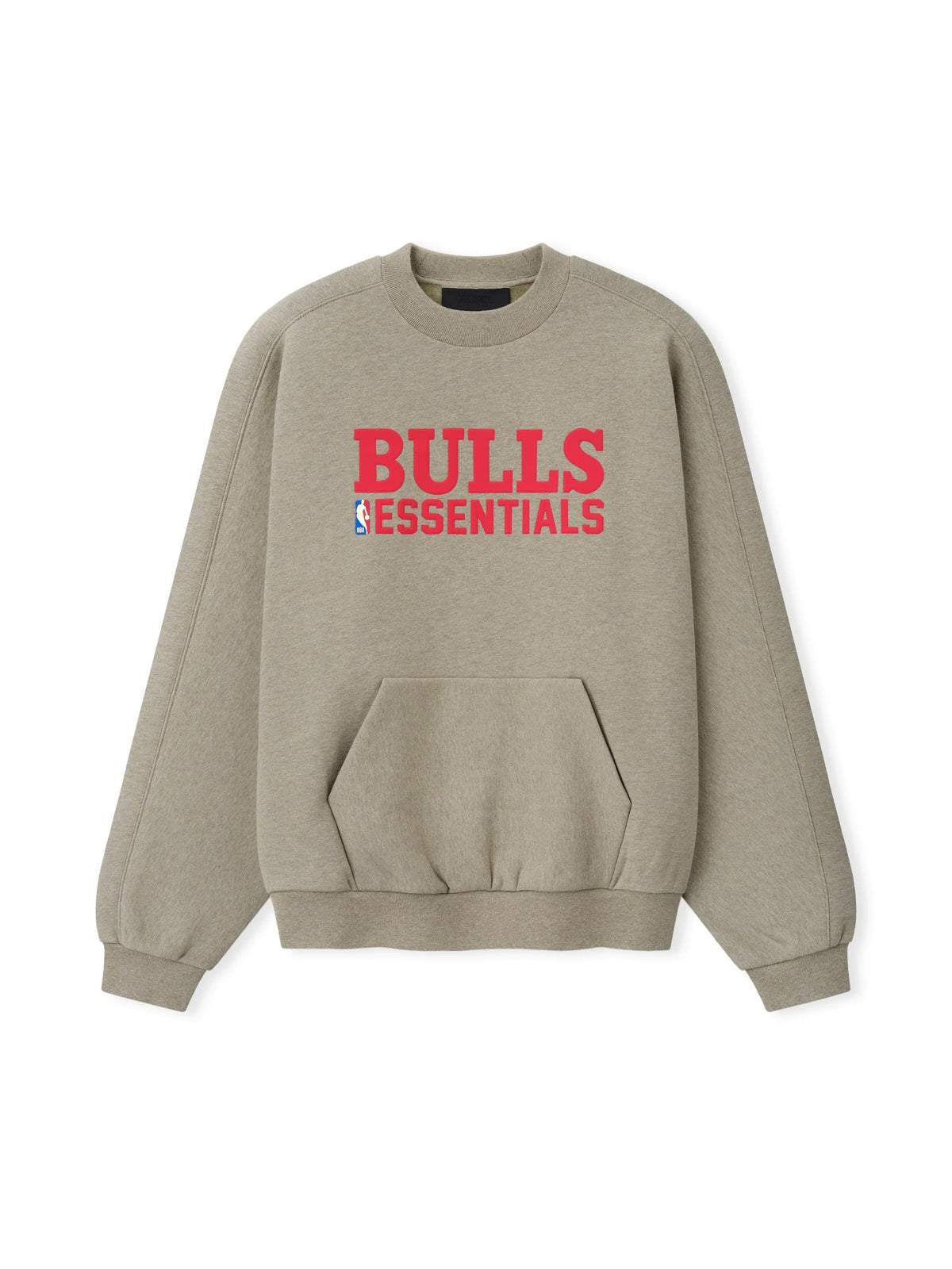 Fear of God Essentials Bulls 90s Relaxed Crewneck Seal Heather